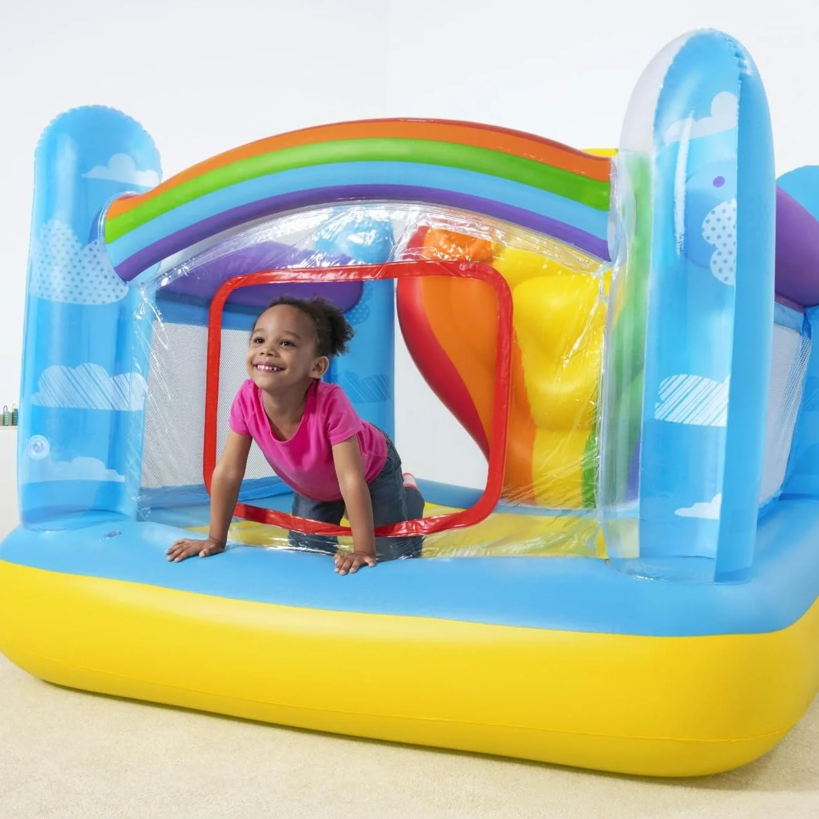 Bestway 1052269Xxx21 Up, In & Over™ 69" X 68" X 54"/1.75M X 1.73M X 1.37M Hot Air Balloon Bouncer