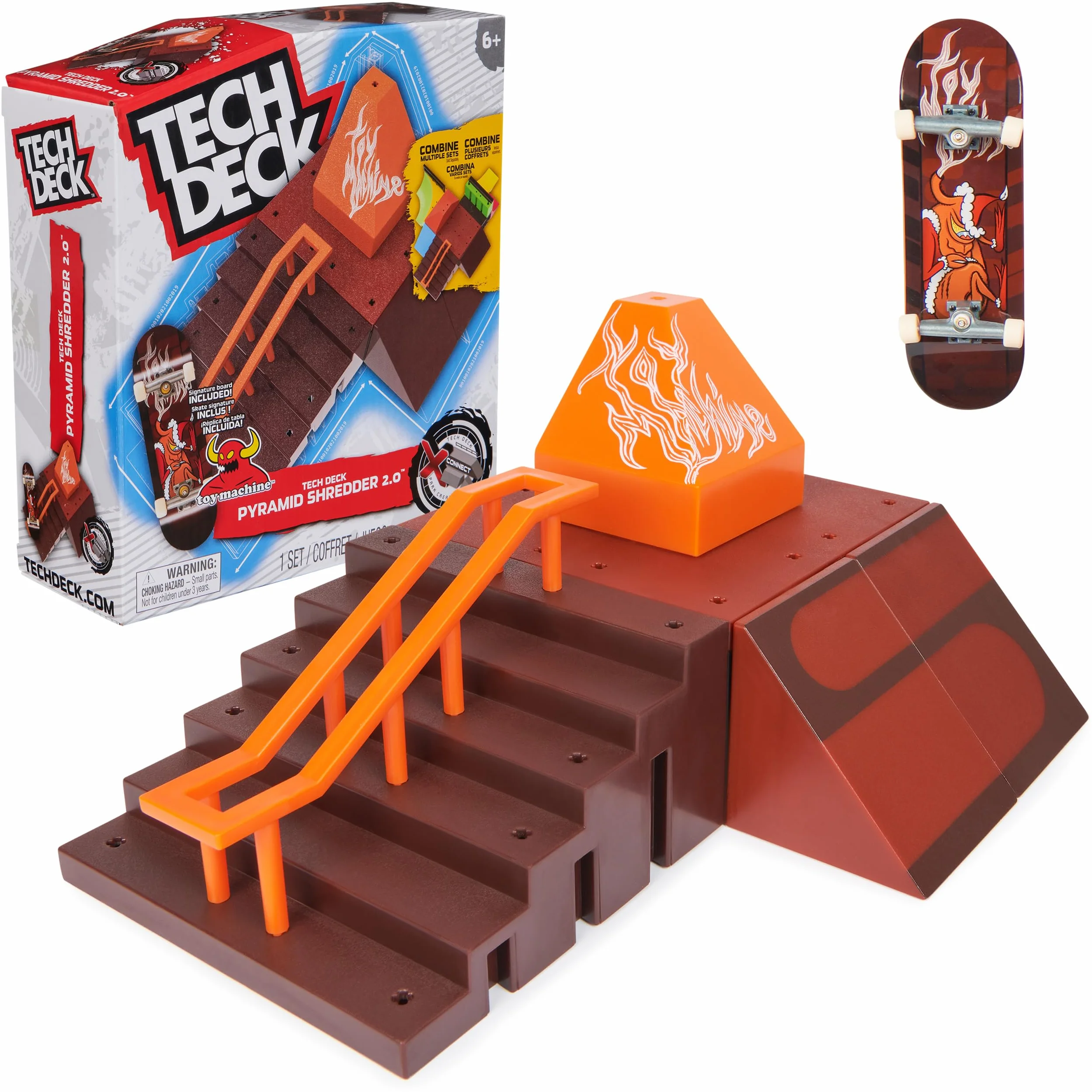 Tech Deck Toy Skateboard Playset XCnnectParkCreatr ToyMachine
