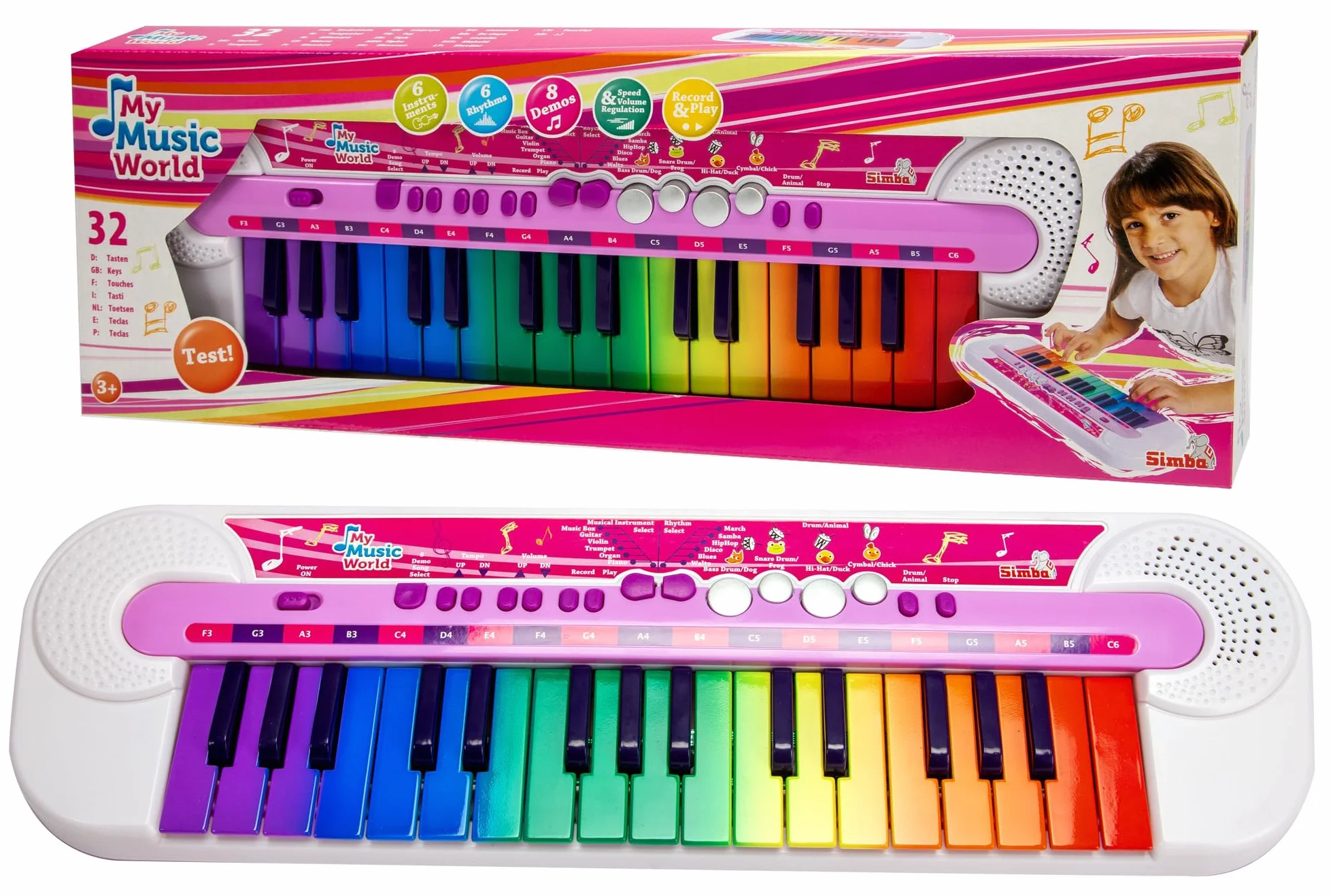 My Music World Girls Keyboard