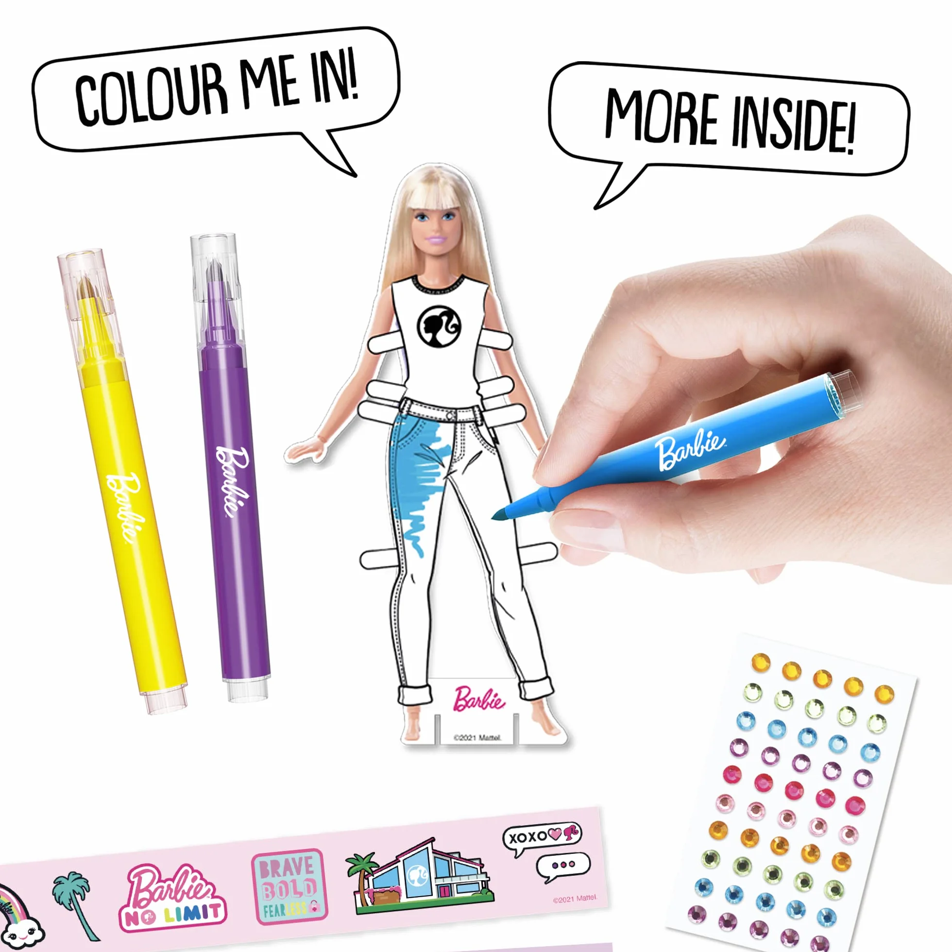 Bladez Toyz Barbie Creative Maker Kitz zestaw do ćwiczeń zderzaka 300 sztuk