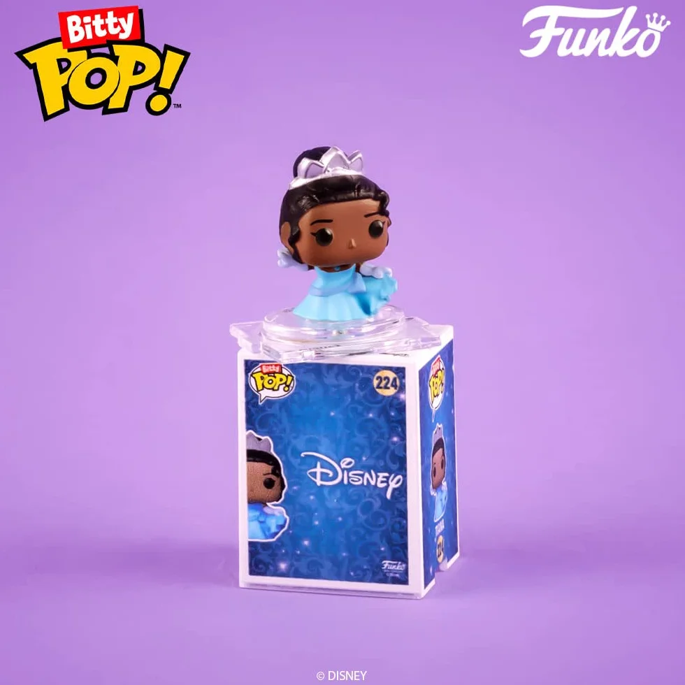 Funko Bitty Pop! Disney Princess - Roszpunka, Merida, Moana i tajemnicza mini-Figurynka z niespodzianką - 2,2 cm do kolekcjonowania - półka do układania w stos w zestawie - pomysł na prezent,