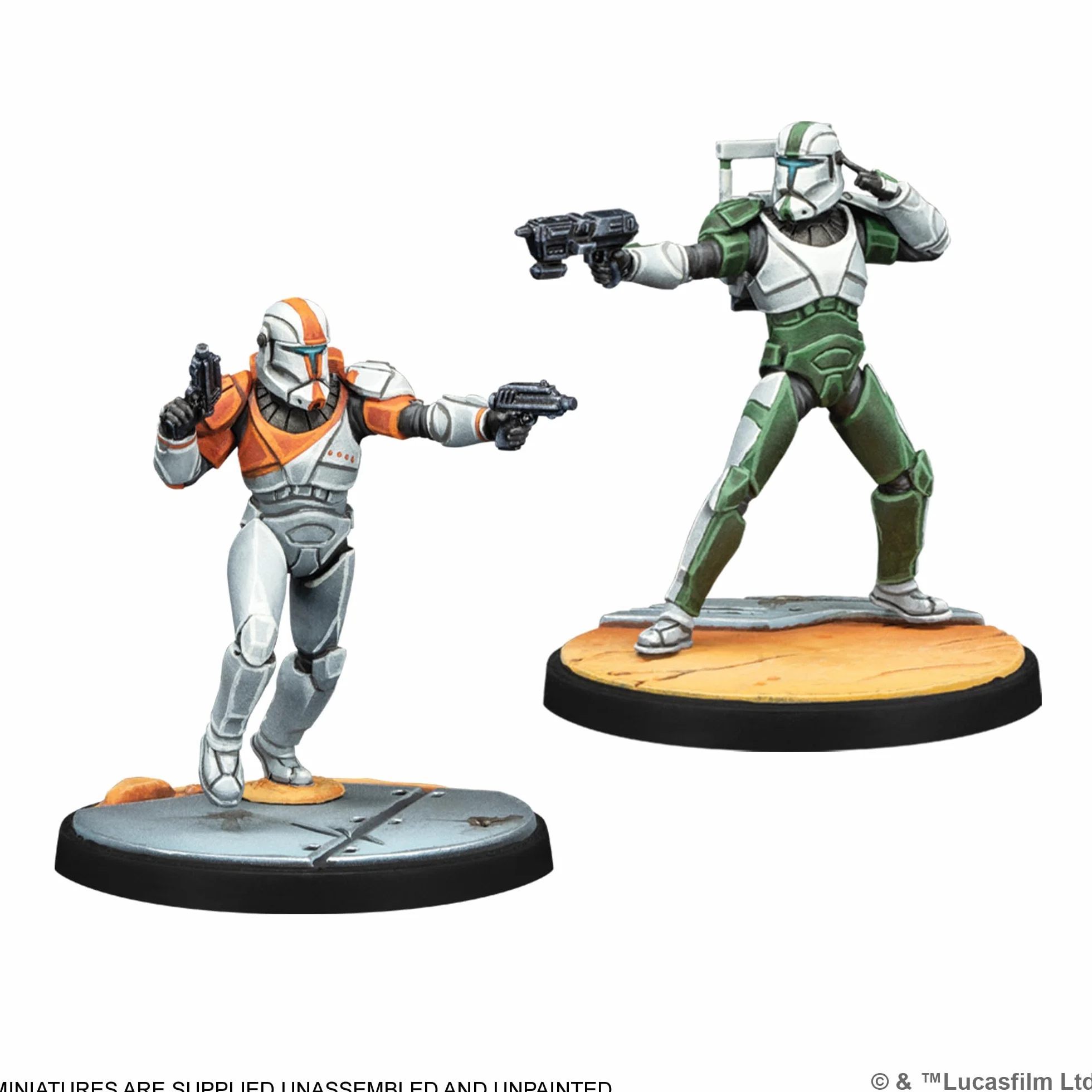 Asmodee | Star Wars: Shatterpoint Delta Squad, Form Up Squad Pack | Miniatury stołowe | Wiek 14+ | 2 graczy | Czas gry ponad 90 minut