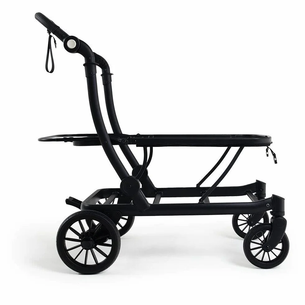 Wózek składany KETTLER COMPACT w kolorze antracytowym | Składany z daszkiem | Wielofunkcyjny | Wytrzymały | Nośność 70 kg | Oszczędność miejsca | Pasy bezpieczeństwa | Wózek dla maksymalnie 2 dzieci