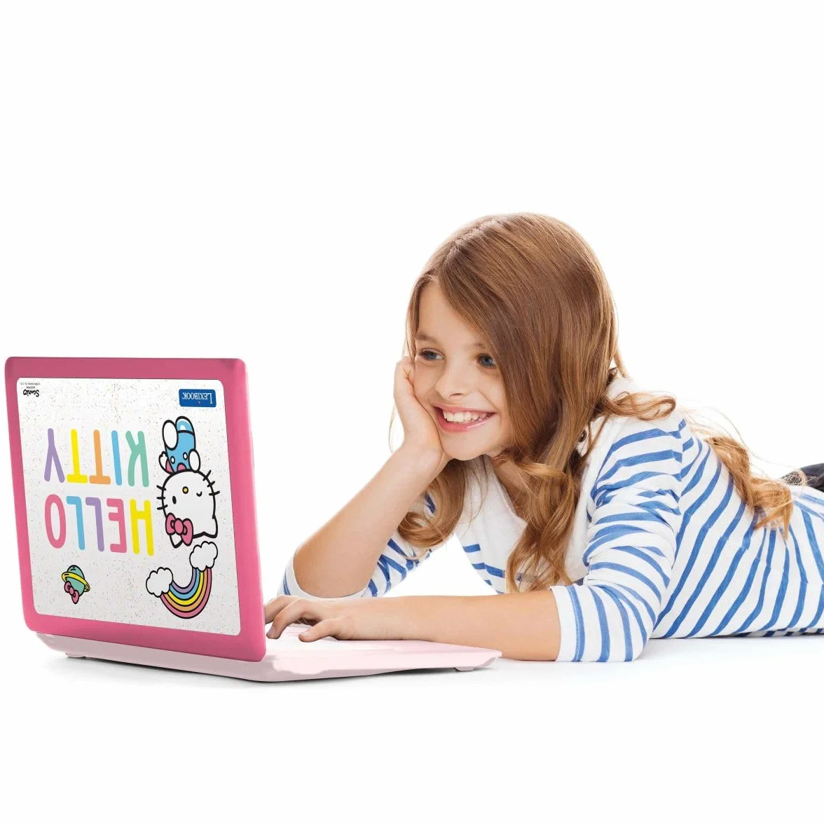 LEXIBOOK Hello Kitty dwujęzyczne przenośne urządzenie edukacyjne angielski/hiszpański 164 zajęcia JC598HKi2
