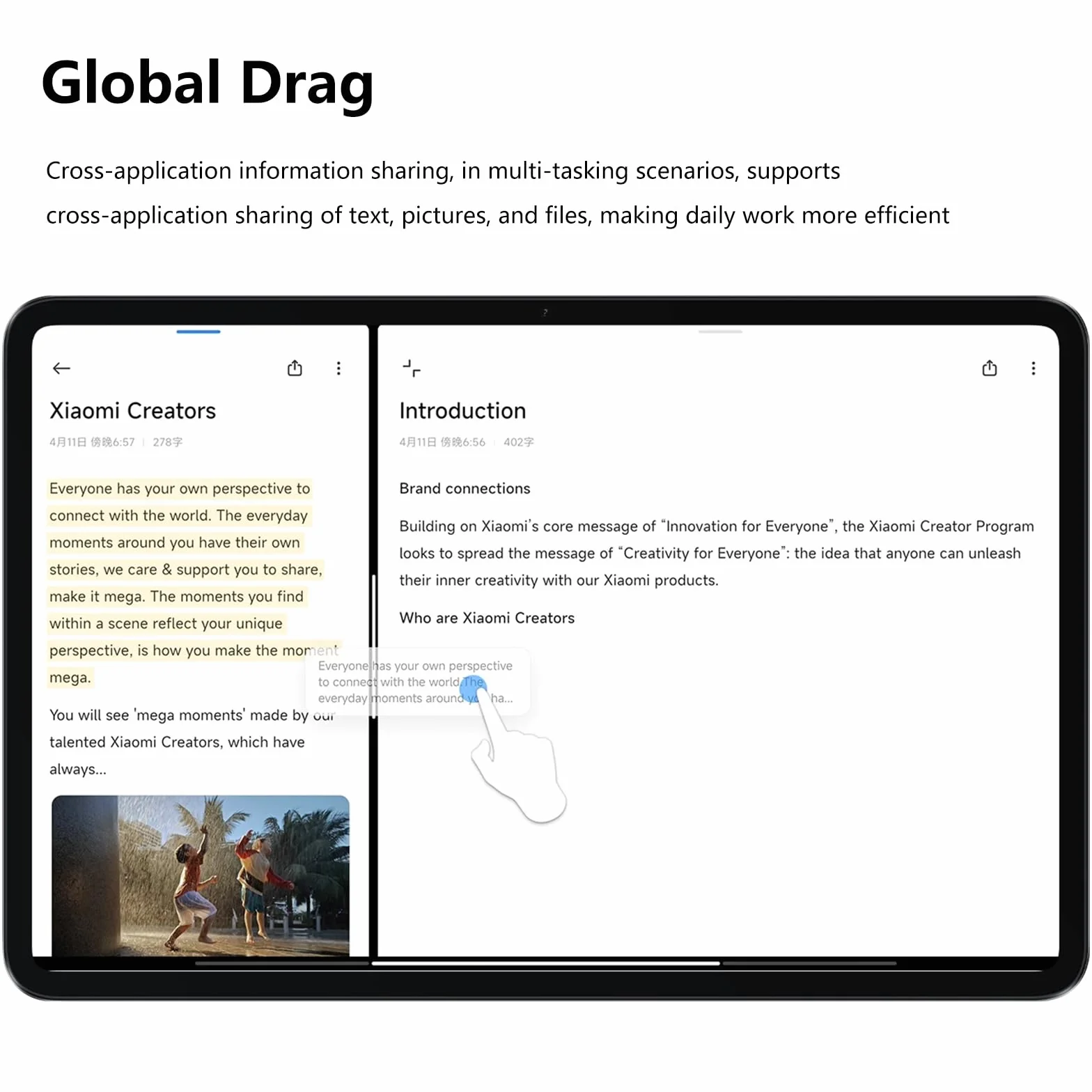 Xiaomi Pad 6 128 GB 27,9 cm (11") Qualcomm Snapdragon 6 GB Wi-Fi 6 (802.11ax) Android 13 Niebieski