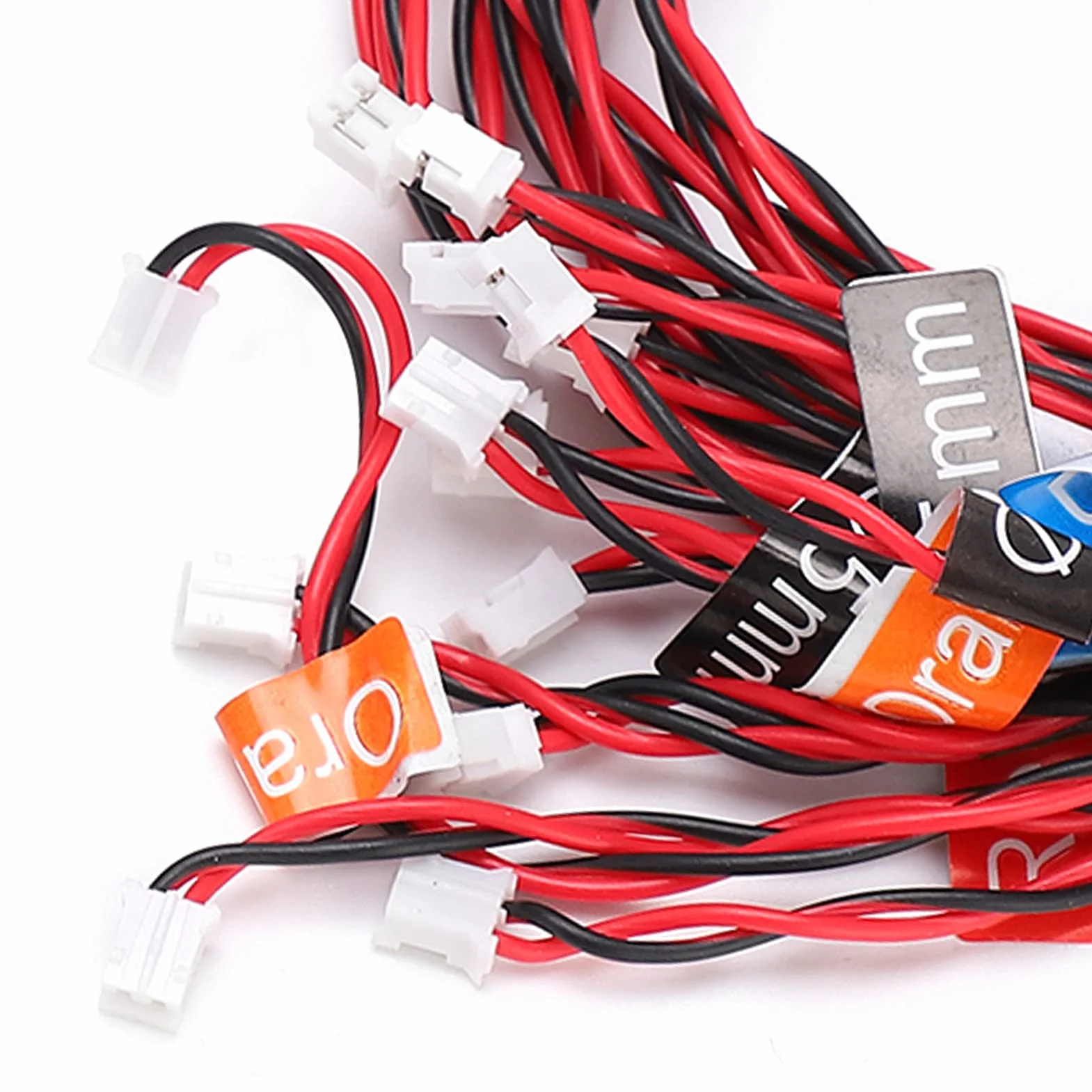 RC Car Flashing Light System, 12 LED Highlight Flashing Light System 4 Tryby Oświetlenia dla RC Cars 4.8-6V DC dla 1/8 1/10 1/12 RC Cars