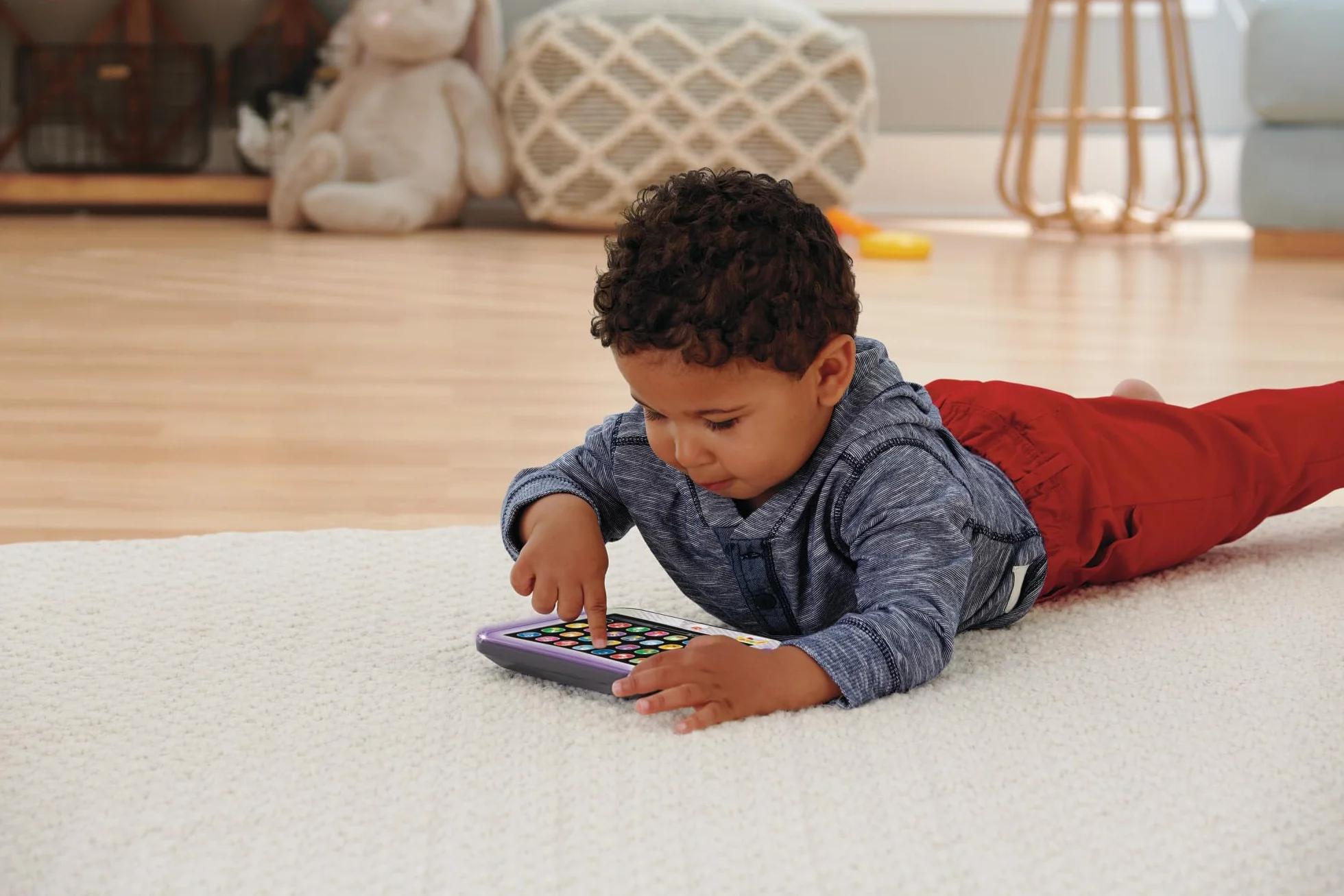 Fisher-Price Zabawka edukacyjna dla małych dzieci, atrapa komputera Smart Stages z muzyką i funkcją świecenia, dla dzieci od 1 roku życia, wersja niemiecka, HXB66