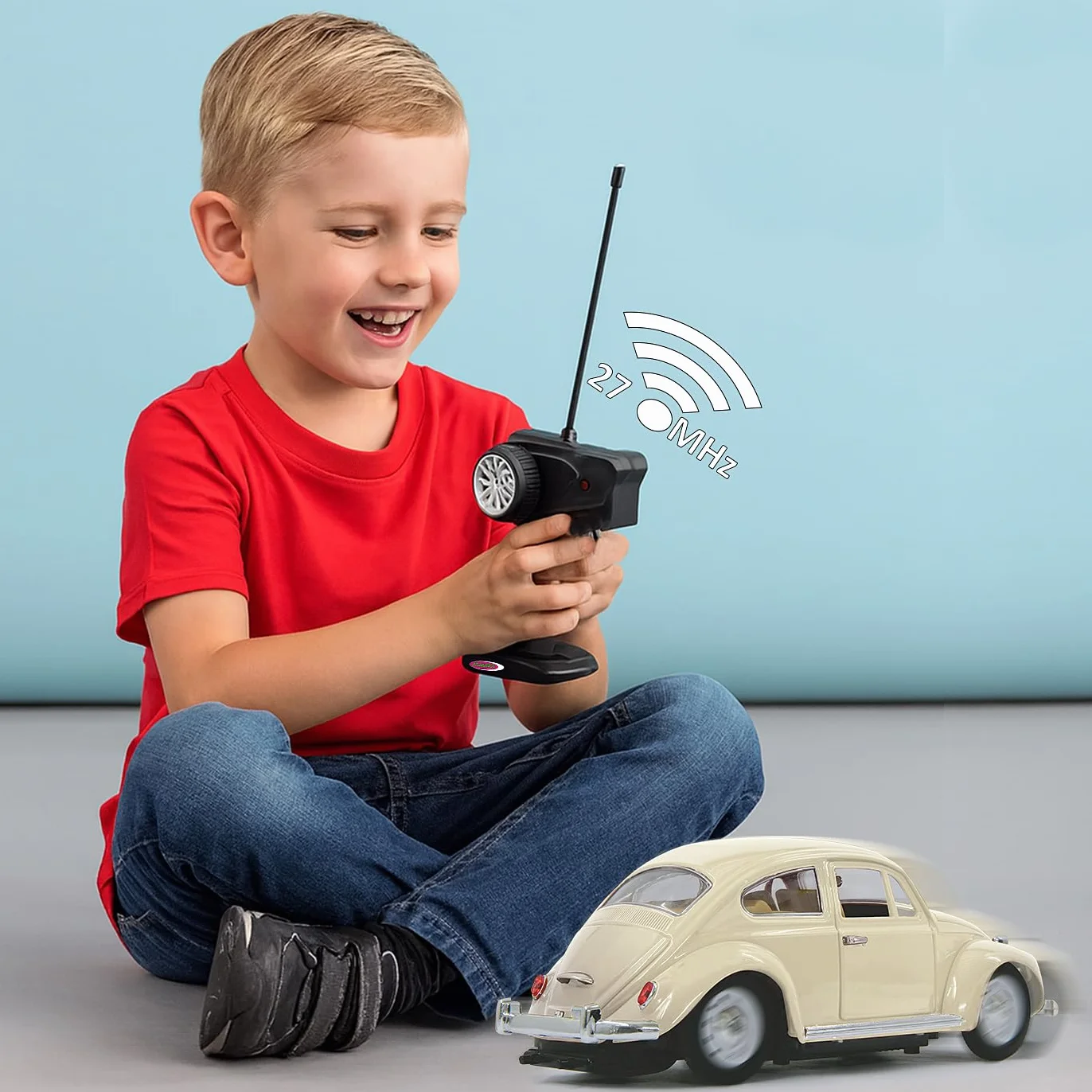 Jamara, RC VW Beetle, 1:18 RC odlew ciśnieniowy