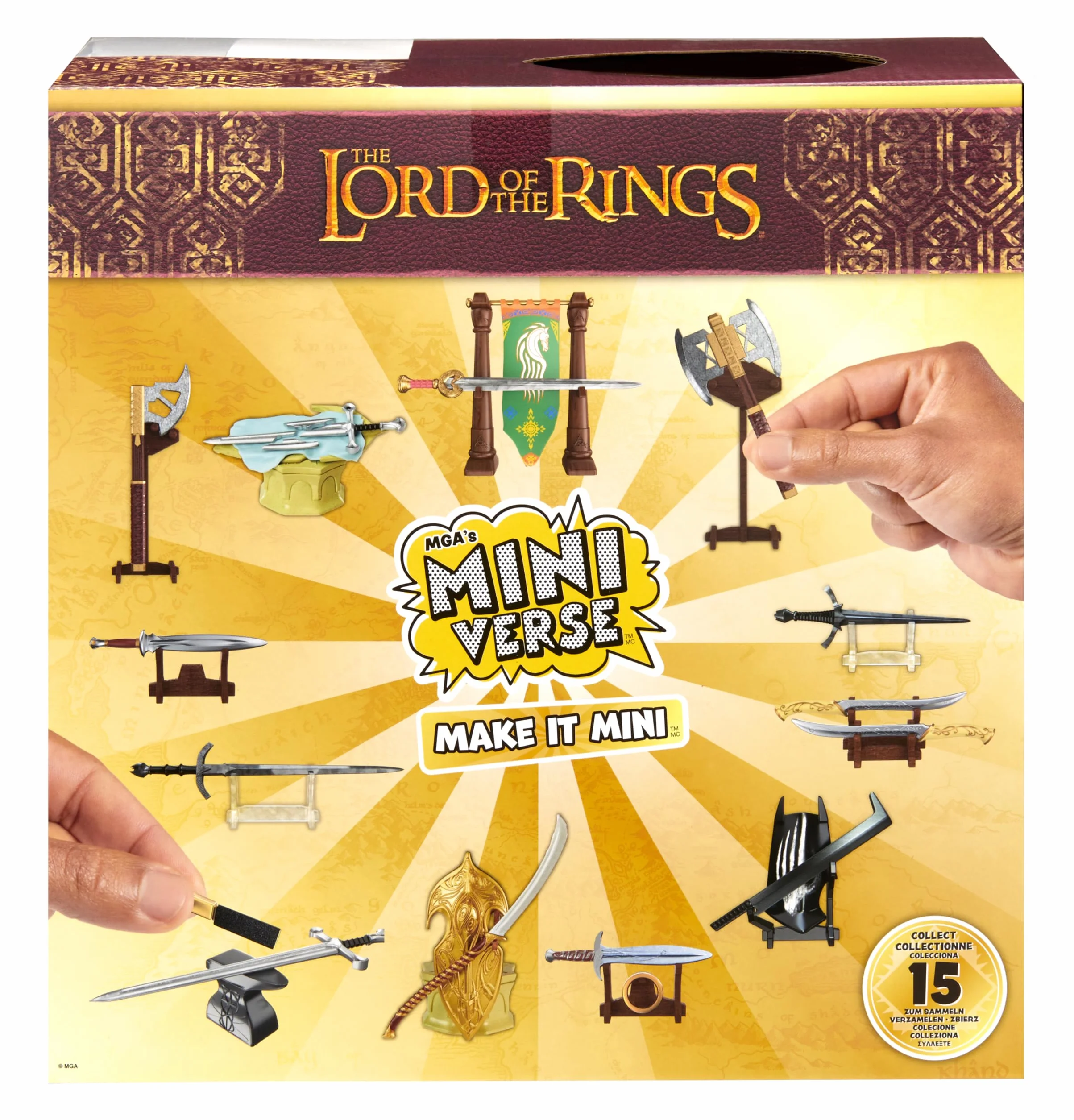 MGA's Miniverse Make It Mini Food The Lord of the Rings Mini Przedmioty Kolekcjonerskie DIY Zabawa Żywicą Repliki Jedzenia dla Kolekcjonerów i Dzieci 8+