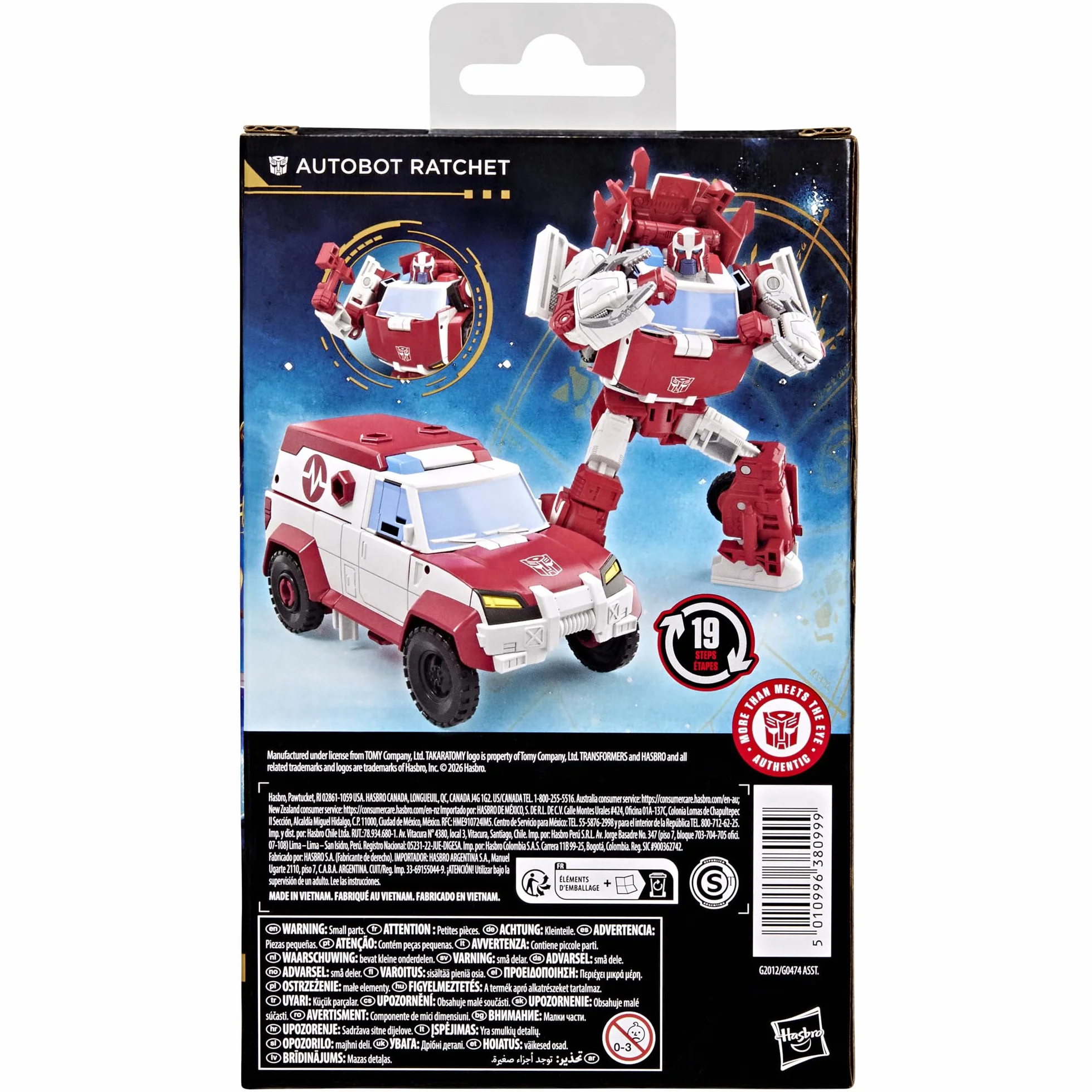Autobot Ratchet z kolekcji Transformers: Age of the Primes, 14,5-centymetrowa przekształcająca się figurka klasy Deluxe, zabawkowe roboty dla dzieci w wieku od 8 lat