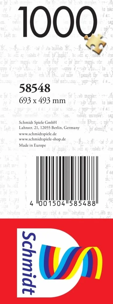 Schmidt Spiele 58548 Wizarding World, Harry Potter, Diagon Alley, Thomas Kinkade, puzzle, 1000 elementów, wielokolorowe