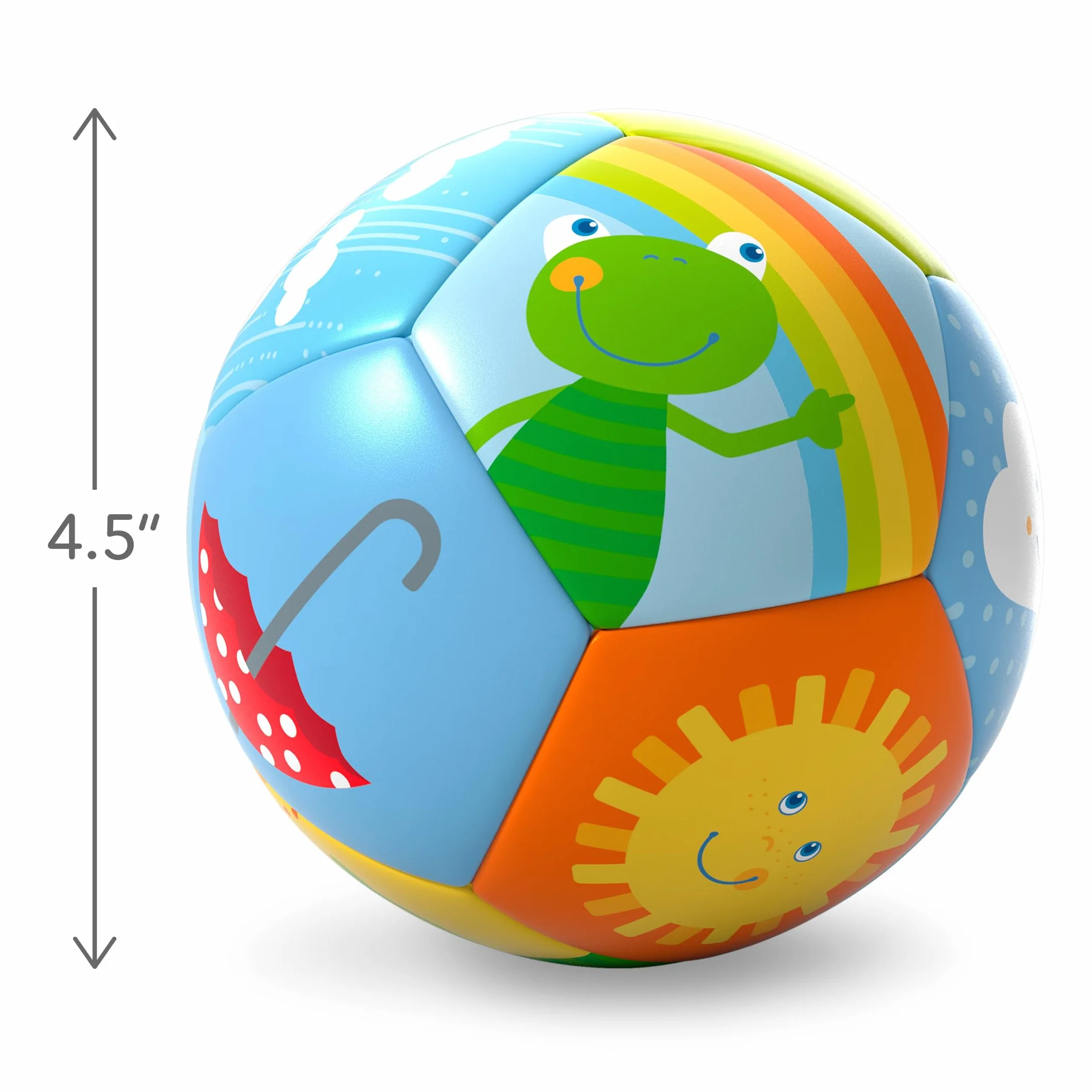 HABA - Baby Ball - Rainbow World Zabawki dla niemowląt, wielokolorowe (306318)
