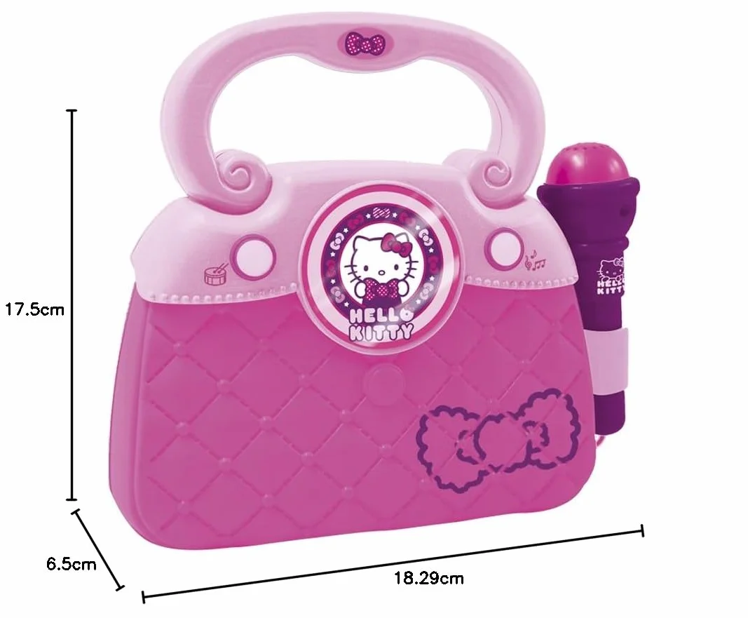 Hello Kitty 1511 Helly Kitty torebka z mikrofonem, głośnikiem i przyłączem MP3