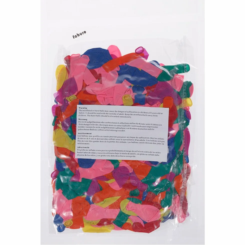 Bomby wodne, kolorowe, mieszane balony wodne (1000)