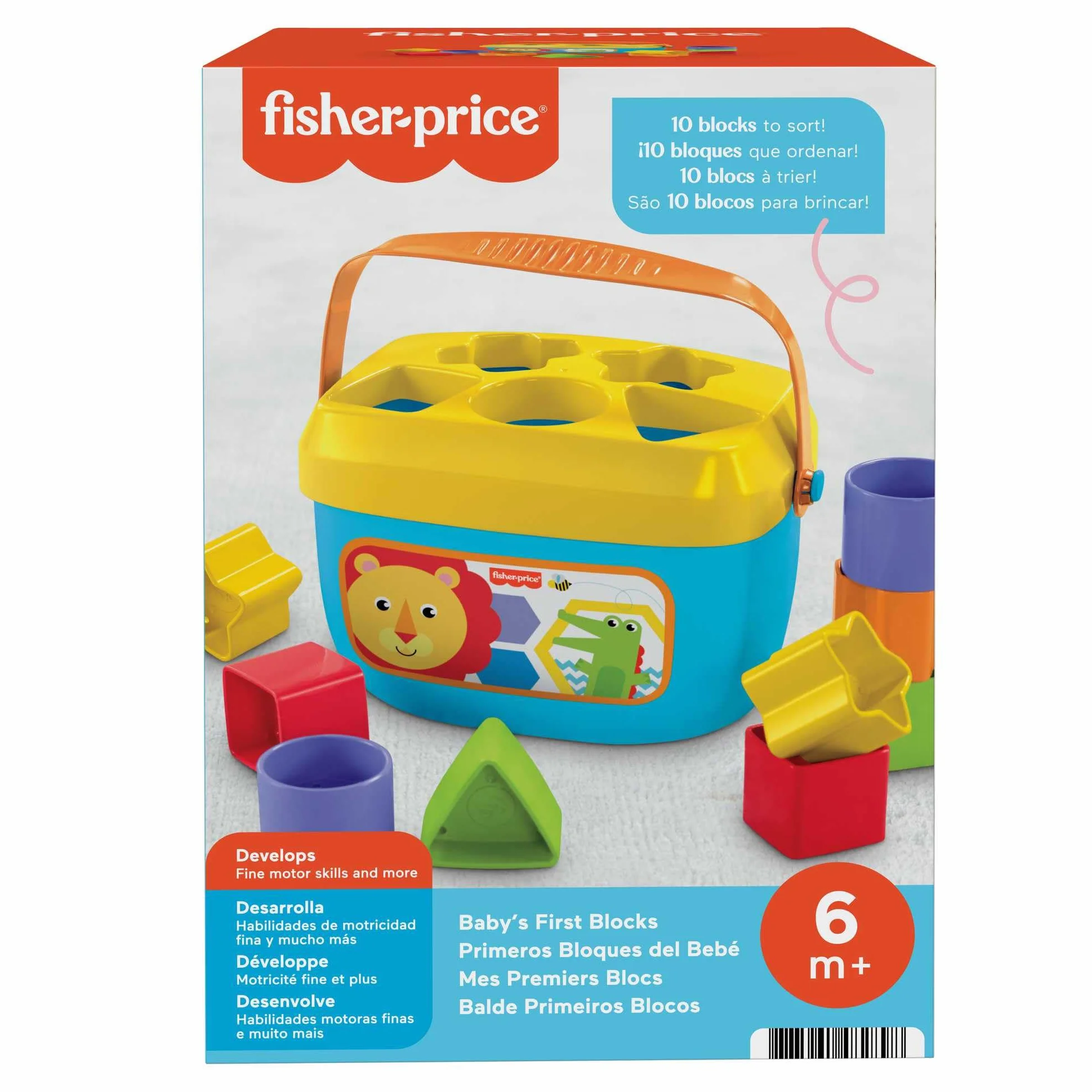 Fisher-Price Pierwsze Klocki Malucha FFC84