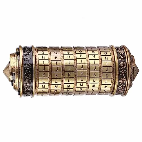 Cryptex, Secret Box Kod z Ukrytymi Przedziałami Kod Mini Kryptex Puzzle Puzzle Fajne Romantyczne Urodziny za Pudełko na Prezenty