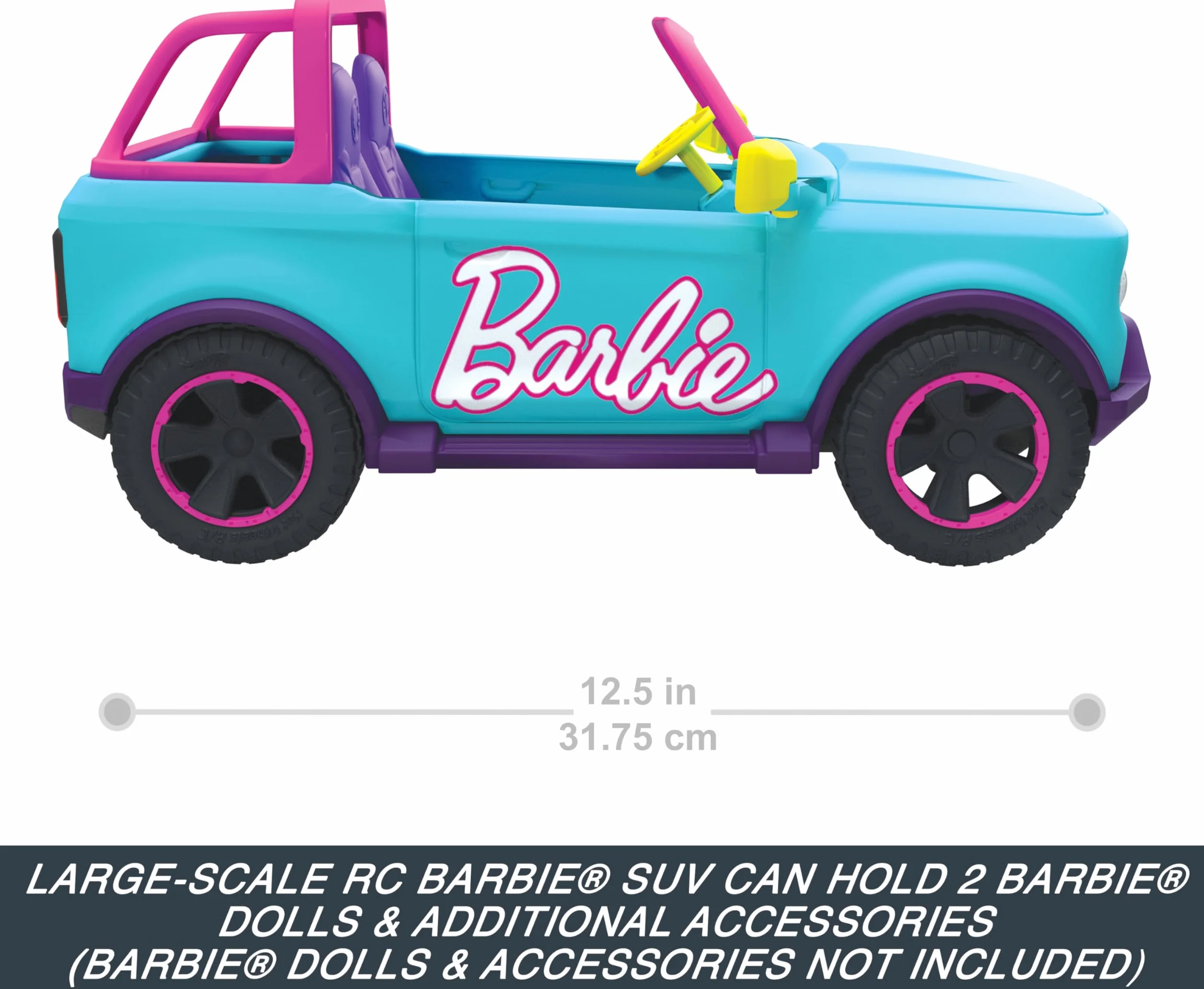 Hot Wheels RC Barbie SUV Pojazd zdalnie sterowany 1:12 HTP53