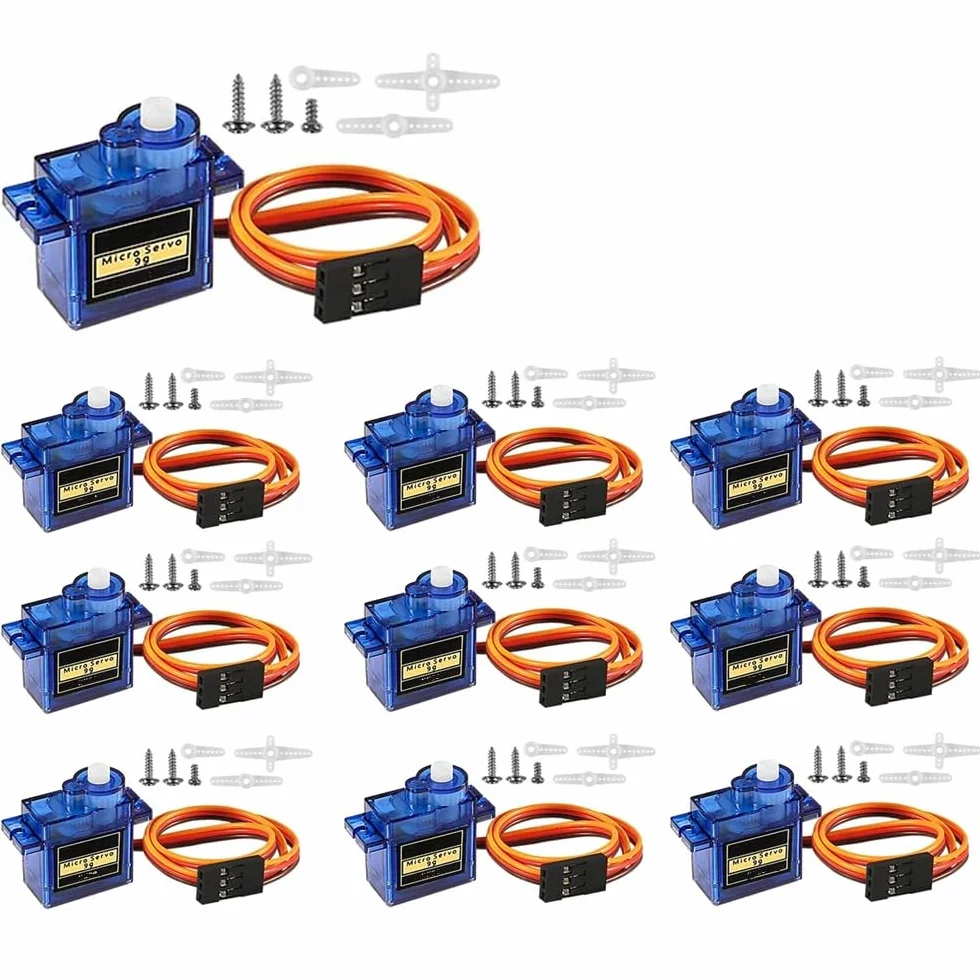 DollaTek 10 szt. SG90 Mini Analog Gear Micro Servo 9g Dla RC Helikopter Samolot