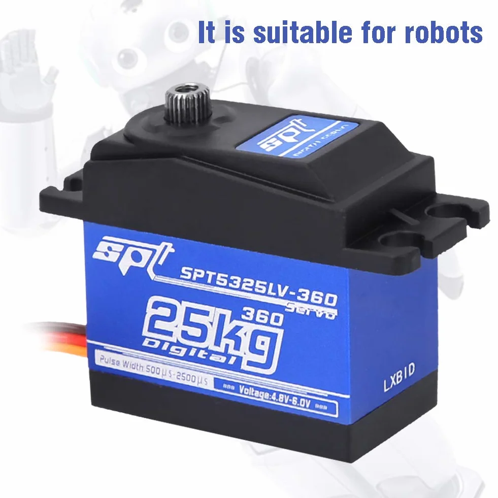 1500μs 330hz 360 ciągły obrót 360 25 KG serwo cyfrowe RC robot serwo ciągły obrót serwo 360 stopni serwo 360 stopni serwomotory 360 stopni serwomotory najlepsze serwo