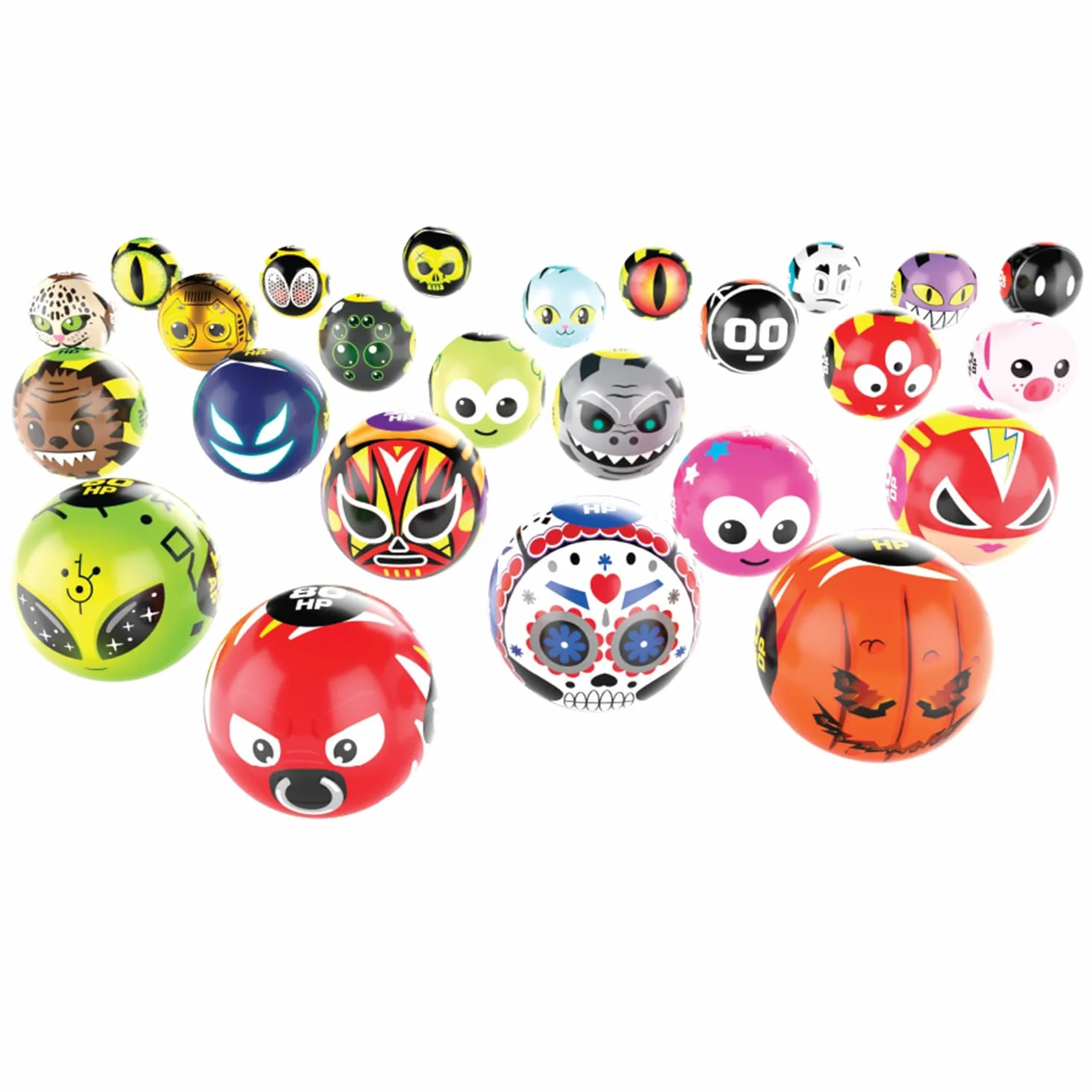 Freak Marbles Totem Pack D, 6 kolorowych kulek z jego projektami w grze, z czego 1 to Rzadkie. Zbieraj, baw się i udostępniaj dzieci w wieku od 4 lat