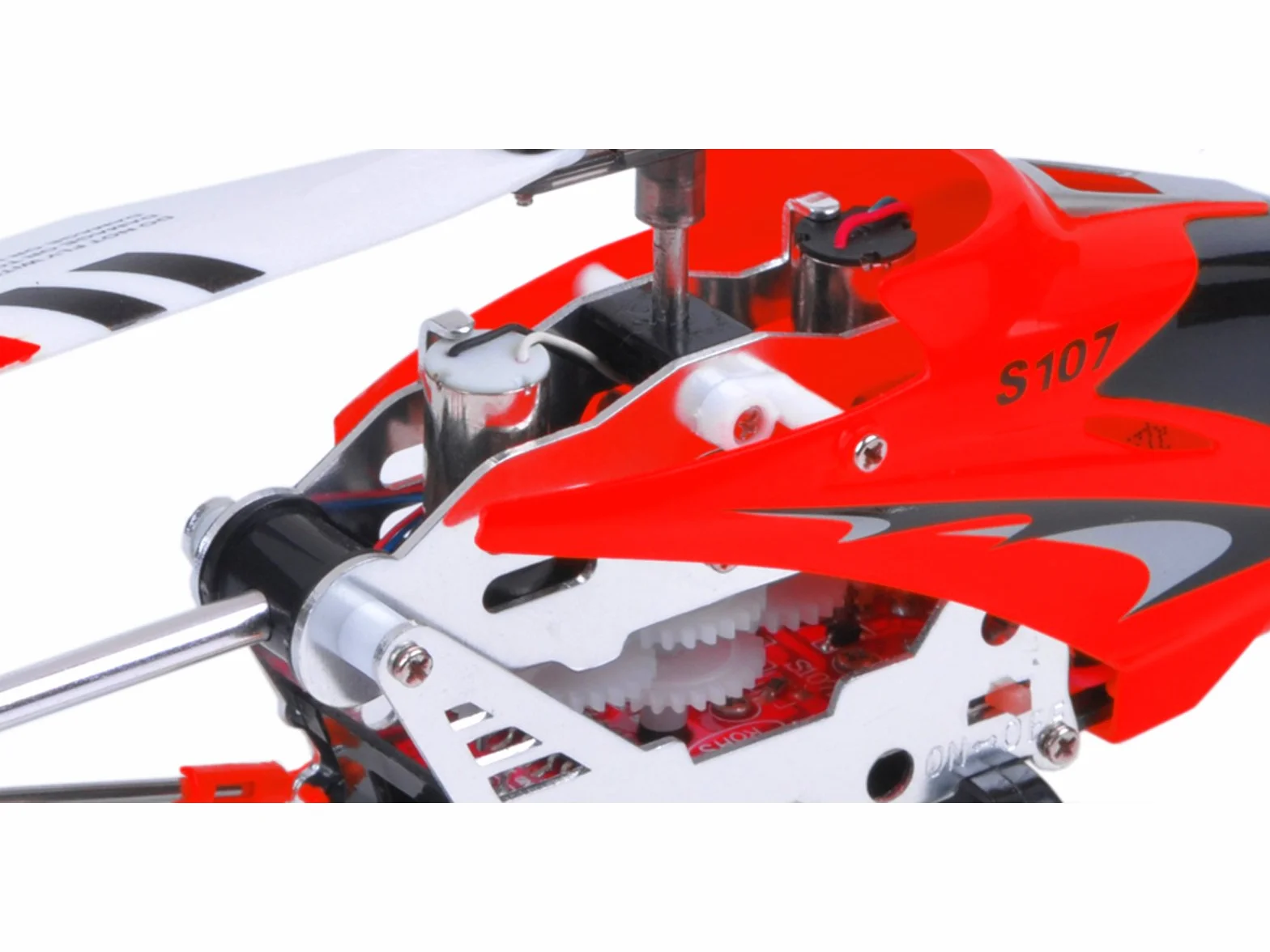 Helicopter SYMA S107G 3-kanałowy podczerwień z żyroskopem (czerwony) [zabawka]
