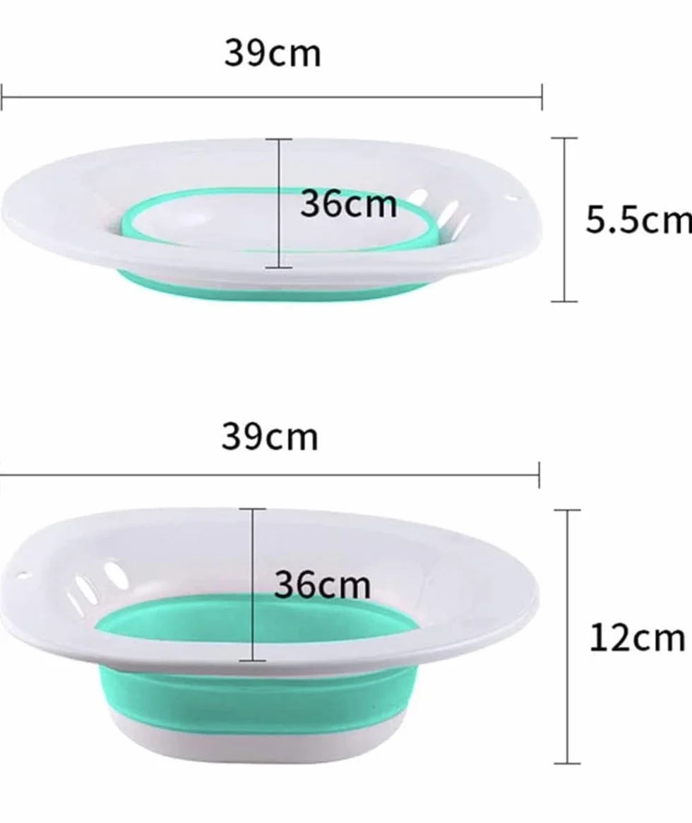 Bidet, miska bidetowa, składana miska bidetowa, wanna do kąpieli siedzącej, kąpiele siedzące, kąpiel siedząca, wkładka bidetowa, wkładka toaletowa (zielona)