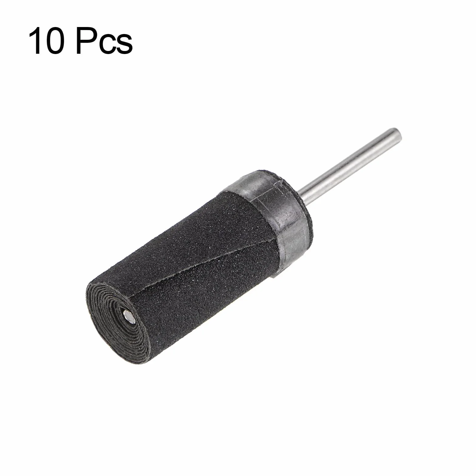 QUARKZMAN 10 sztuk rolek papieru ściernego, ziarnistość 180, trzonek 2,35 mm, bębny szlifierskie, tulejki, cylindry, głowica szlifierska do obróbki drewna, szkła, metalu, polerowania
