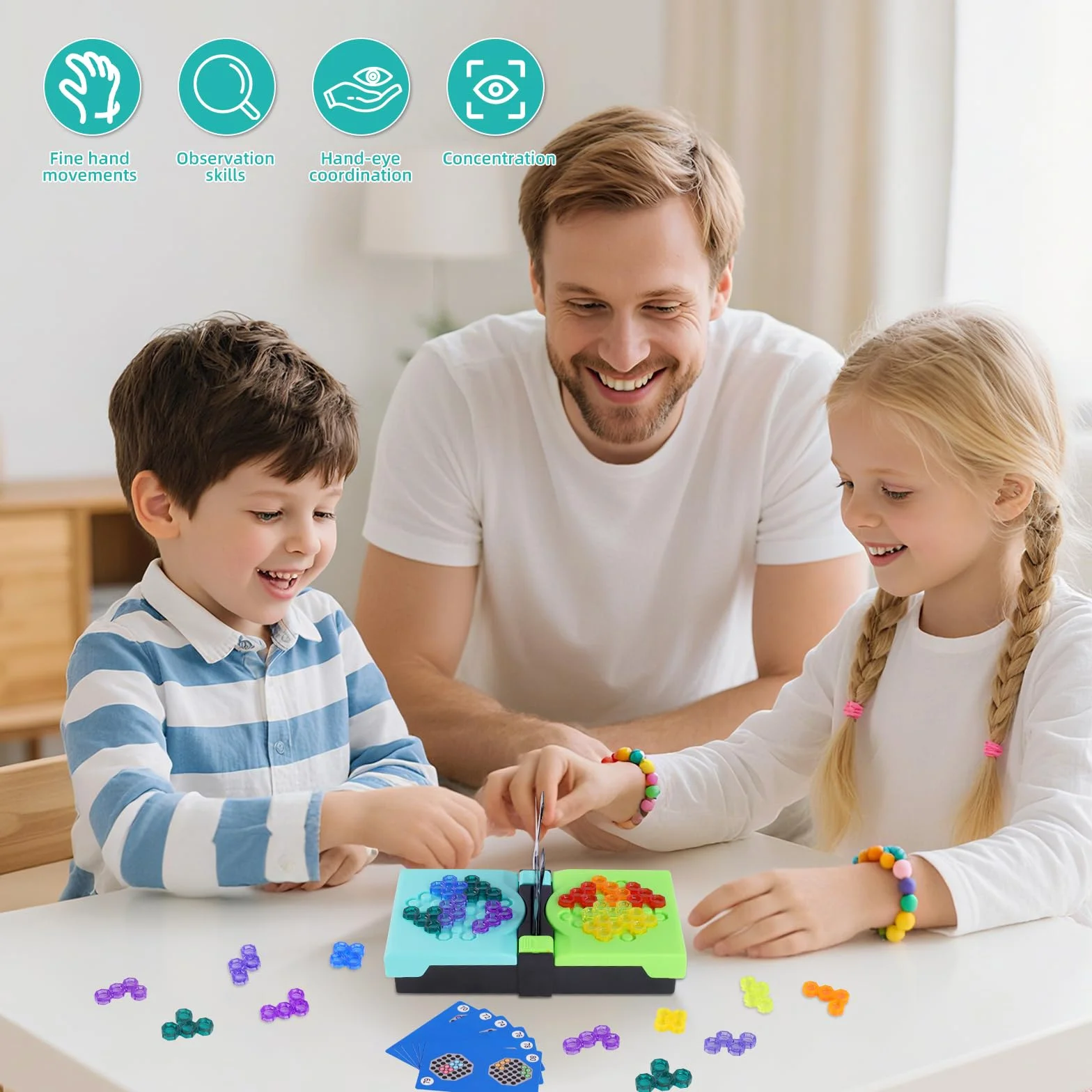 IQ Puzzle Game, gry IQ z 80 wyzwaniami, dla 2 graczy, gry logiczne 2D dla dzieci od 8 lat i dorosłych, na spotkania rodzinne