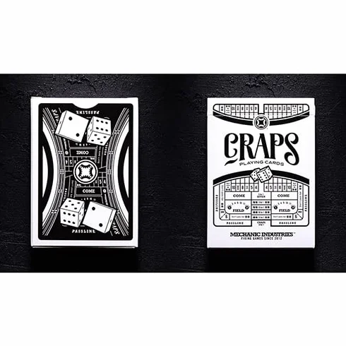 Craps Playing Cards (Online Instructions) by Mechanic Industries