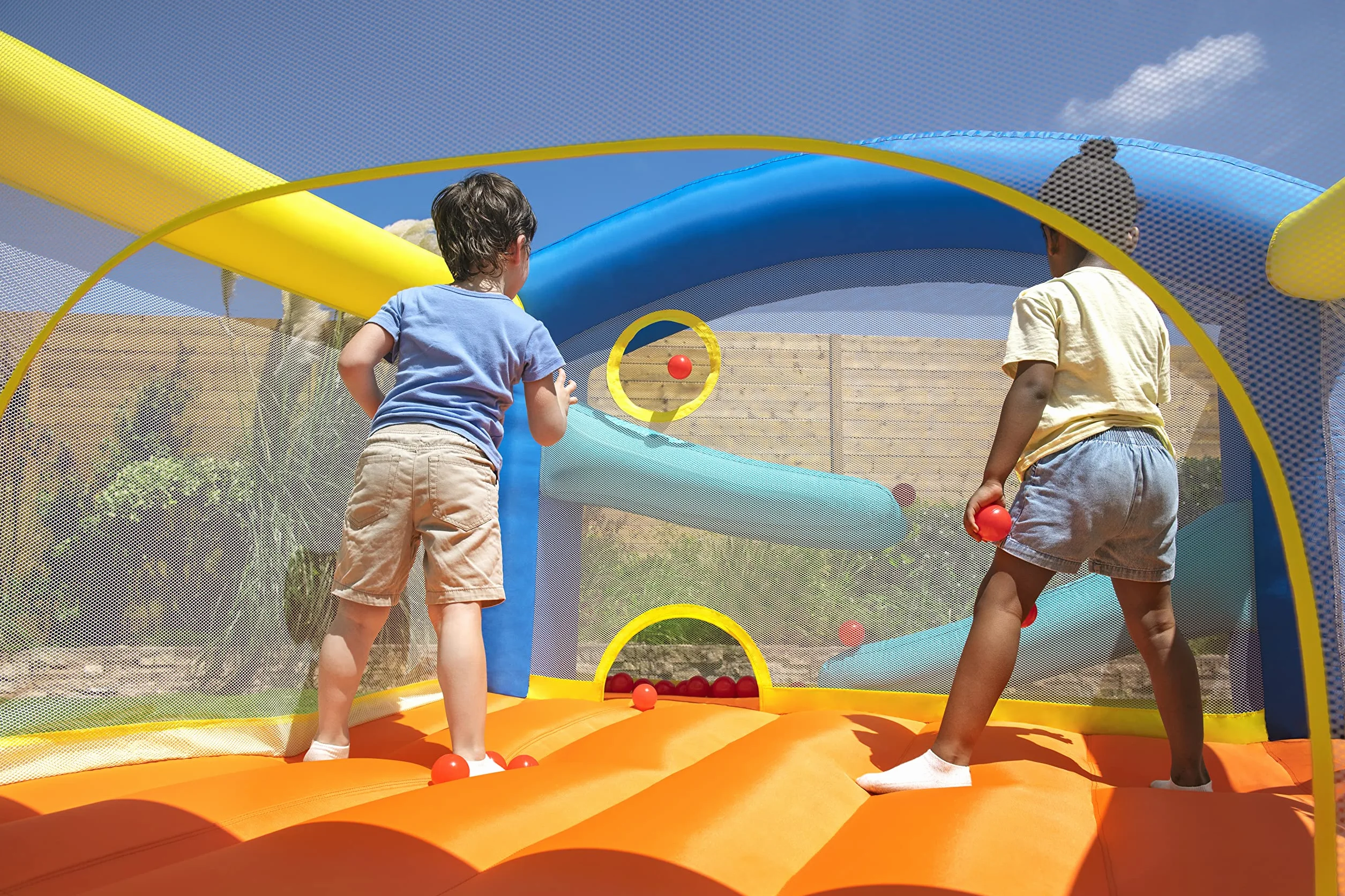 Bestway H2OGO zamek dmuchany z ciągłą dmuchawą Leap & Play 289 x 213 x 173 cm