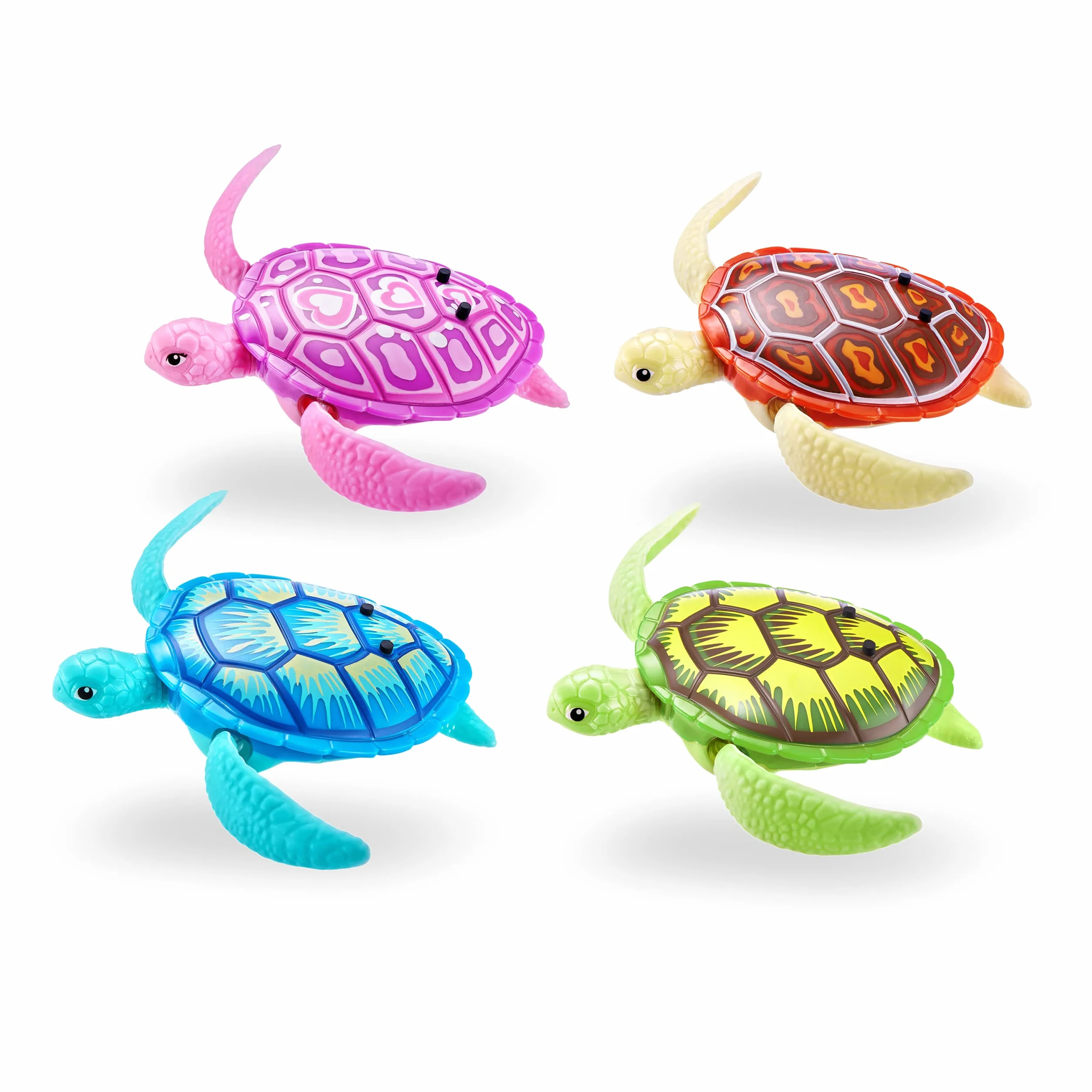 Robo Turtle Robo Turtle Robotyczny Żółw Pływający (2 sztuki, pomarańczowy i niebieski)