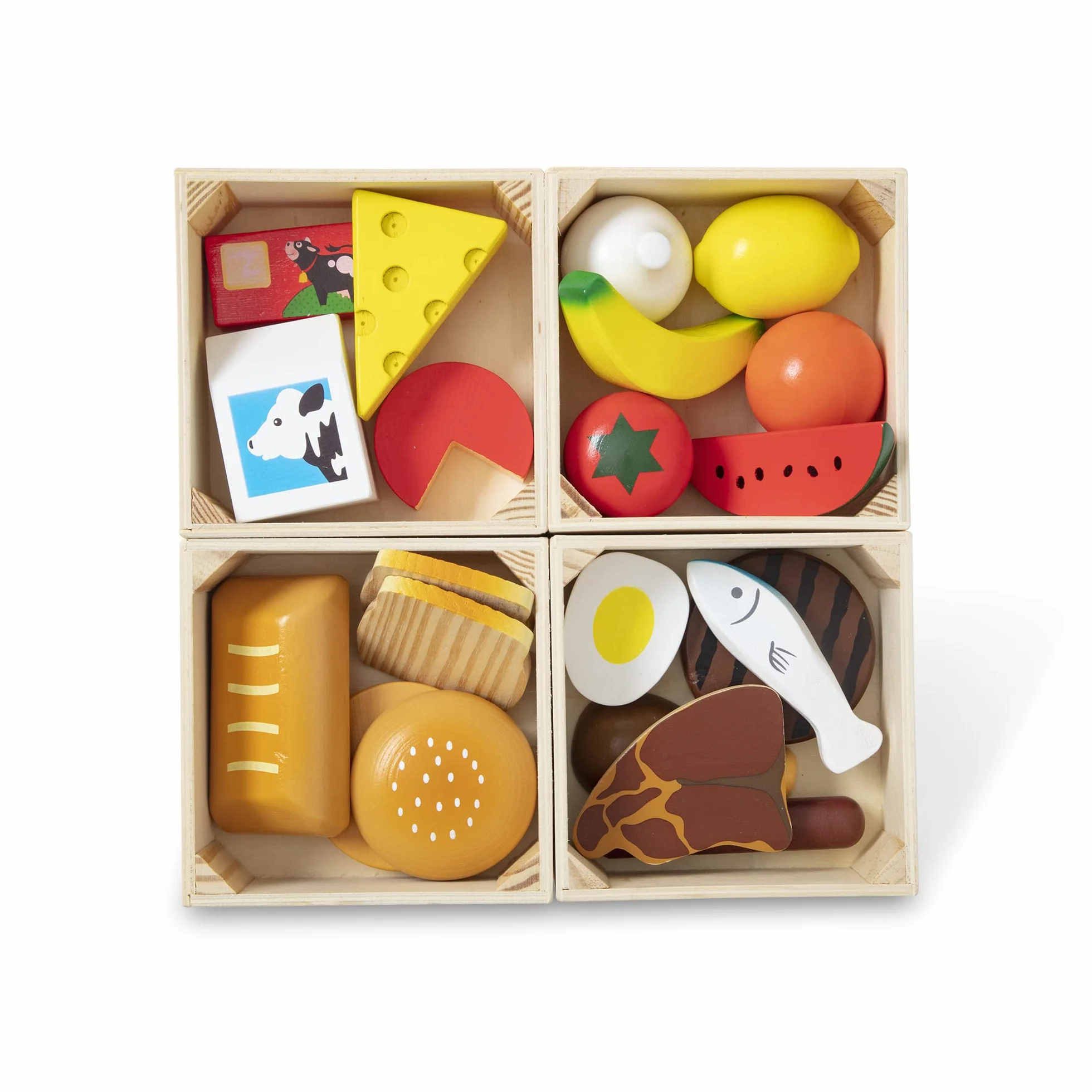 Melissa & Doug Żywność do Zabawy, Wielokolorowy, 16.13 x 53.24 x 79.04 cm; 1 kg