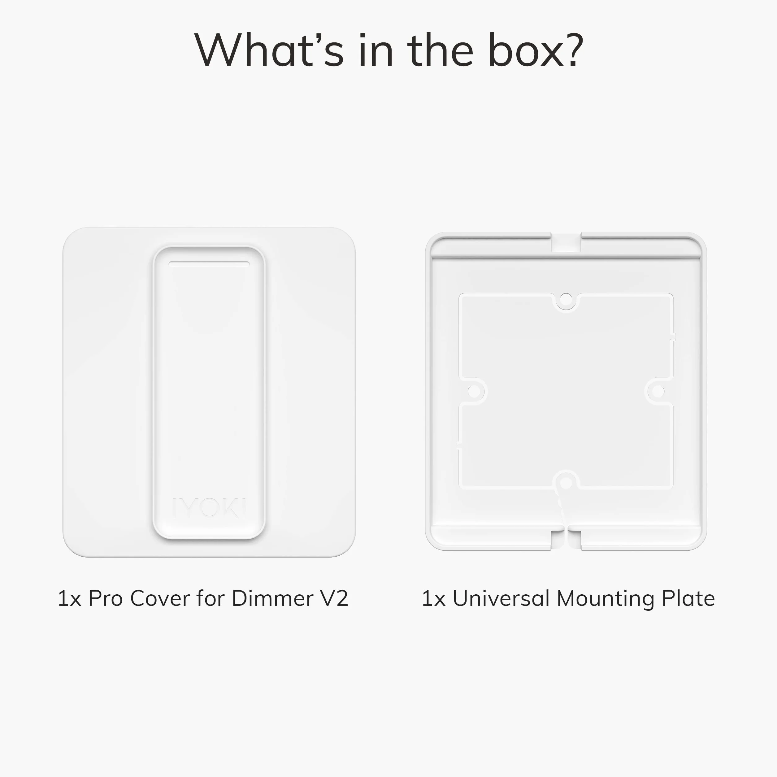 Pro Osłona Przełącznika dla Philips Hue Dimmer V2, Kompatybilna z Hue Switch Cover, Adapter Płyty Przełącznika Zdalnego Oświetlenia, 1-Gang (1-Pack)