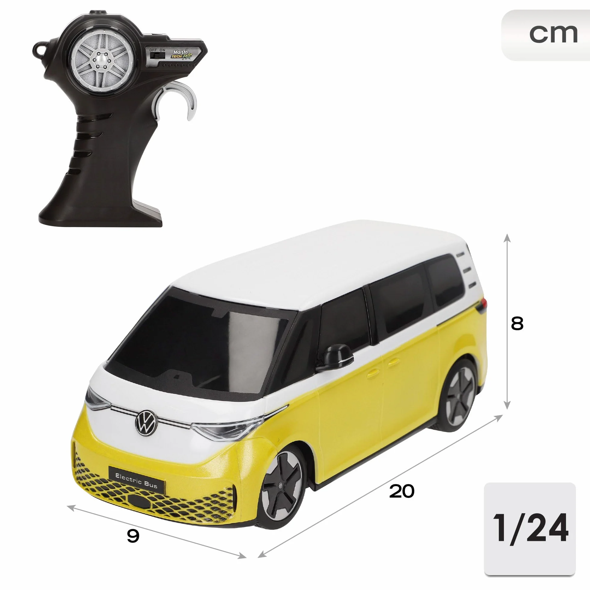 MaistoTech 582343 VW ID.Buzz 1:24 RC model samochodu dla początkujących elektryczny autobus
