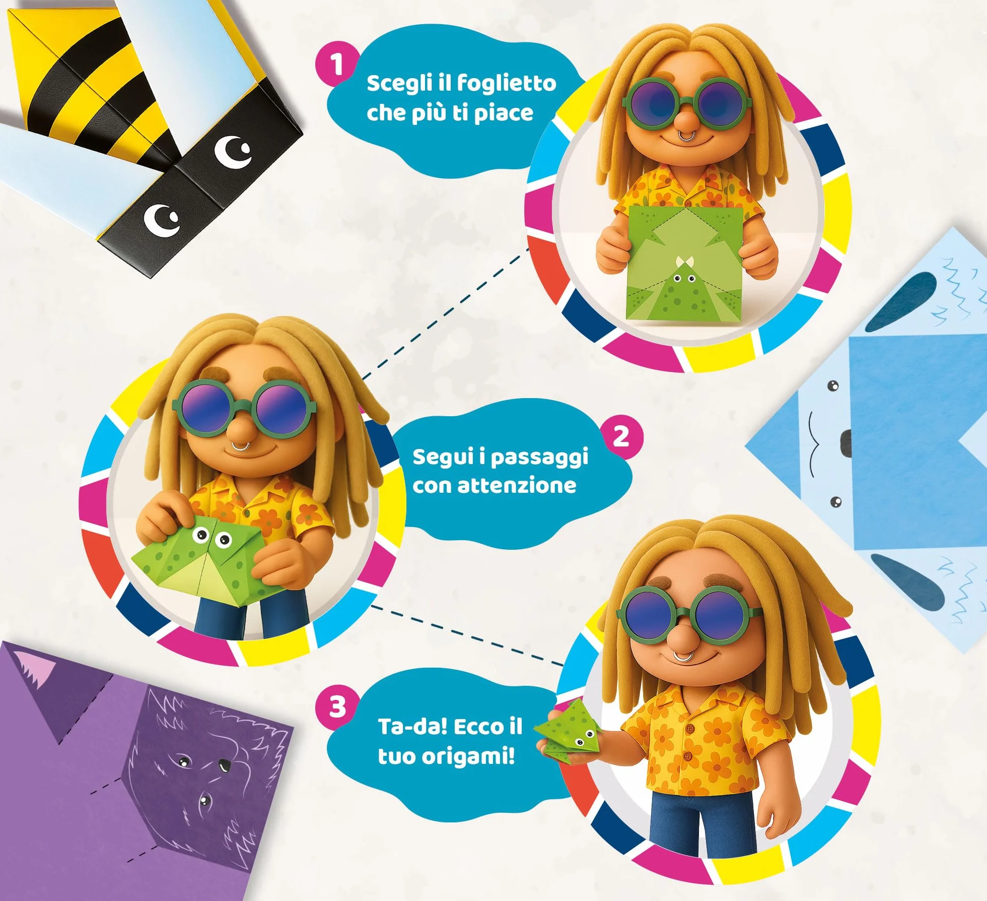 Lisciani Gry - I'm a Genius Kids Art Laboratoro delle Origami, 113873