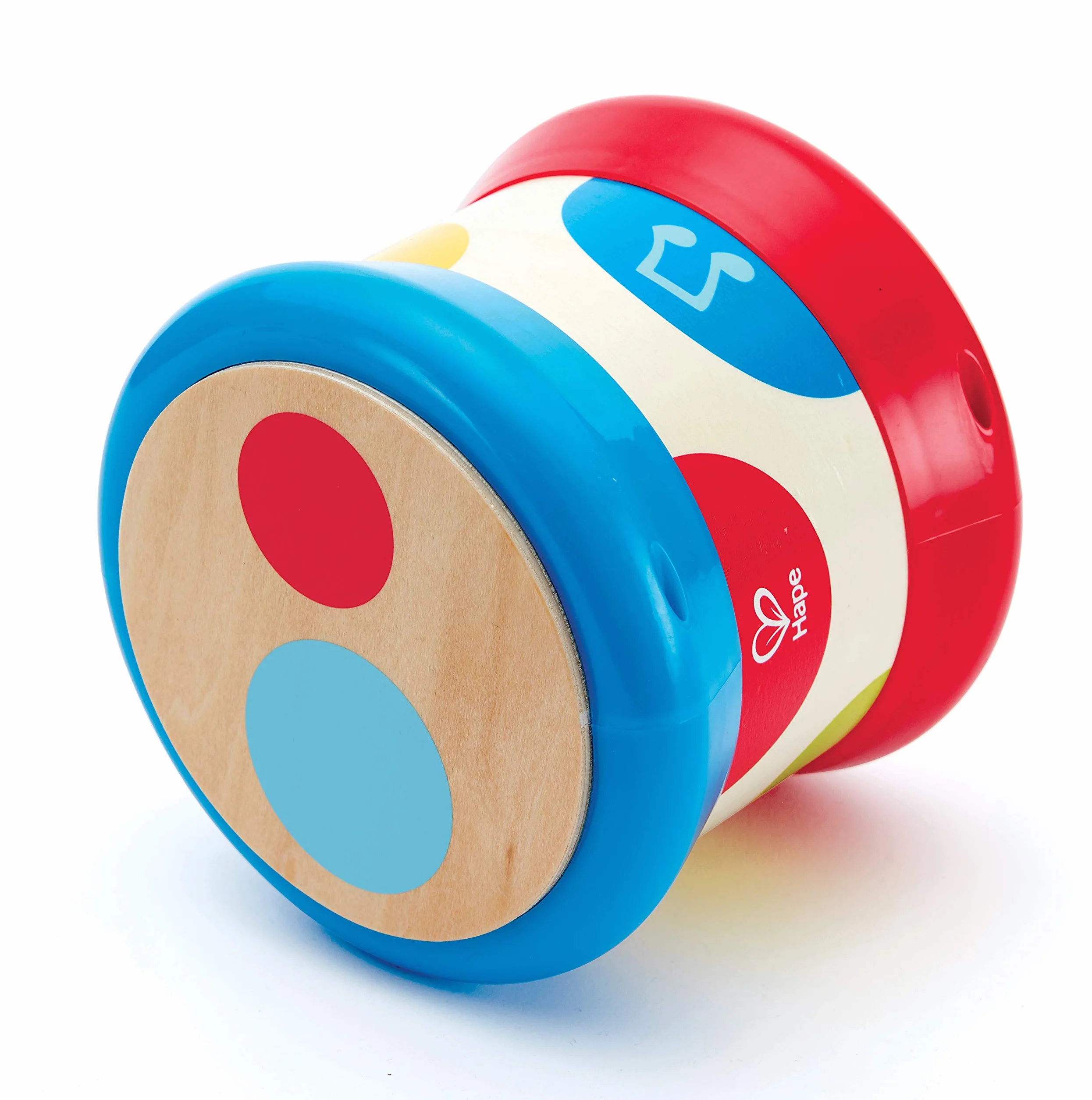 Hape Baby Drum Musical Instrument Toy for Toddlers Rhythm Sound Learning Battery Powered