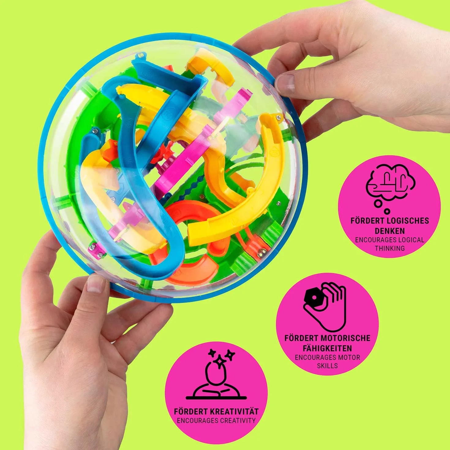 Labirynt kulkowy 3D Magic Maze Puzzle Ball Gra zręcznościowa Kuliste puzzle 3D Zaawansowany