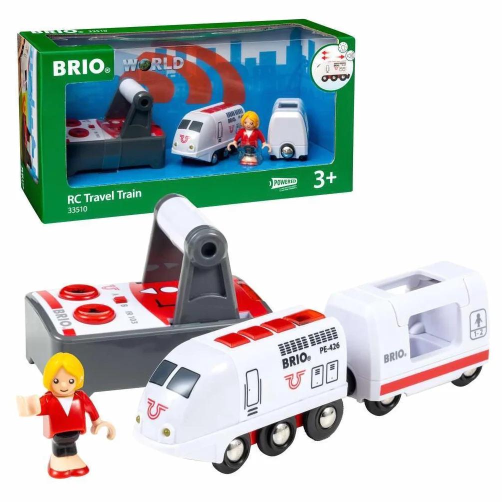 Brio 63351000 Lokokomotywa Biała Zdalnie Sterowana (63351000) Bezpieczna Zabawka Dla Dzieci Powyżej 3 Lat