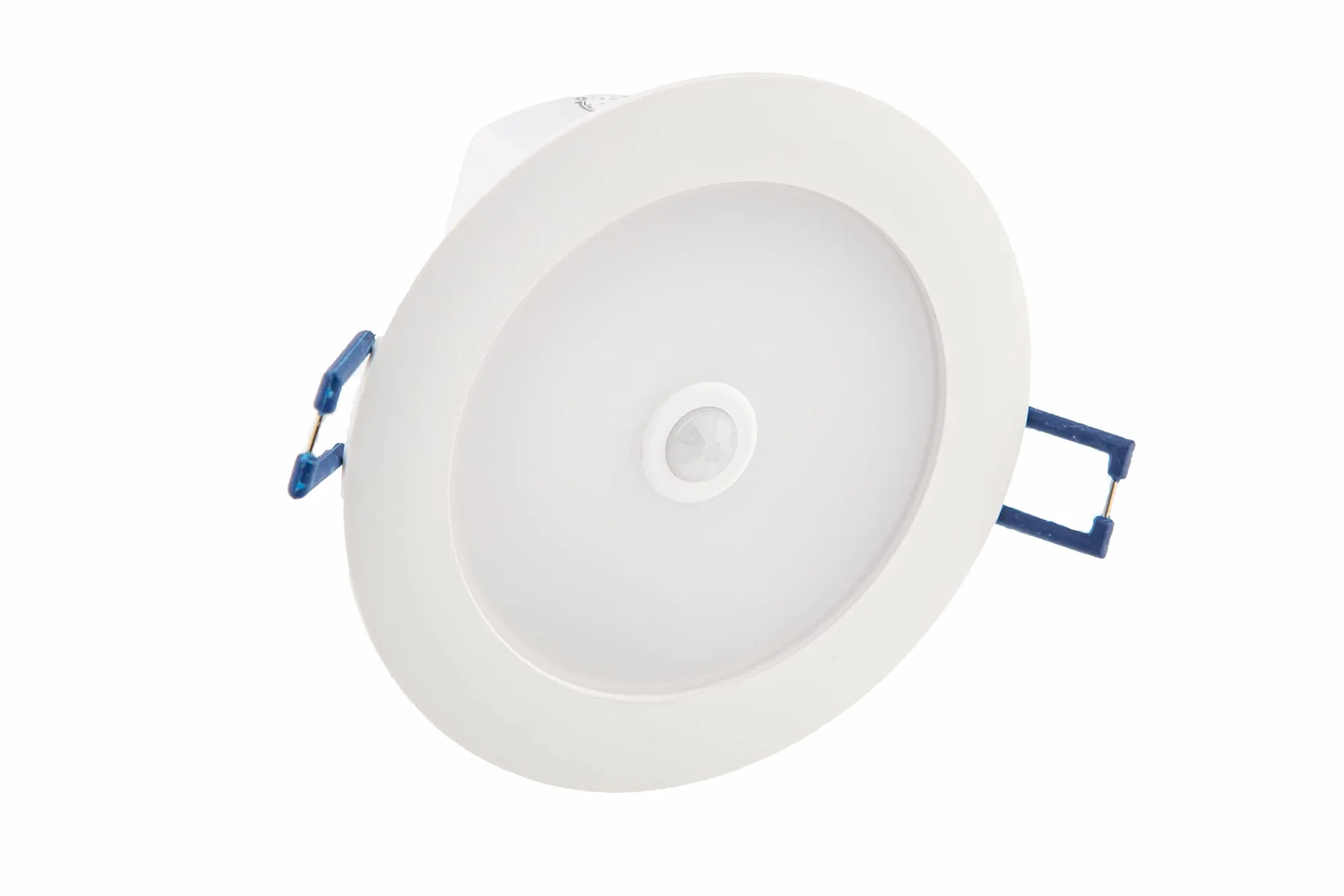 HUBER LED Downlight [6 W 900 lm] z czujnikiem ruchu PIR | podtynkowy czujnik ruchu, reflektor do zabudowy z czujnikiem ruchu
