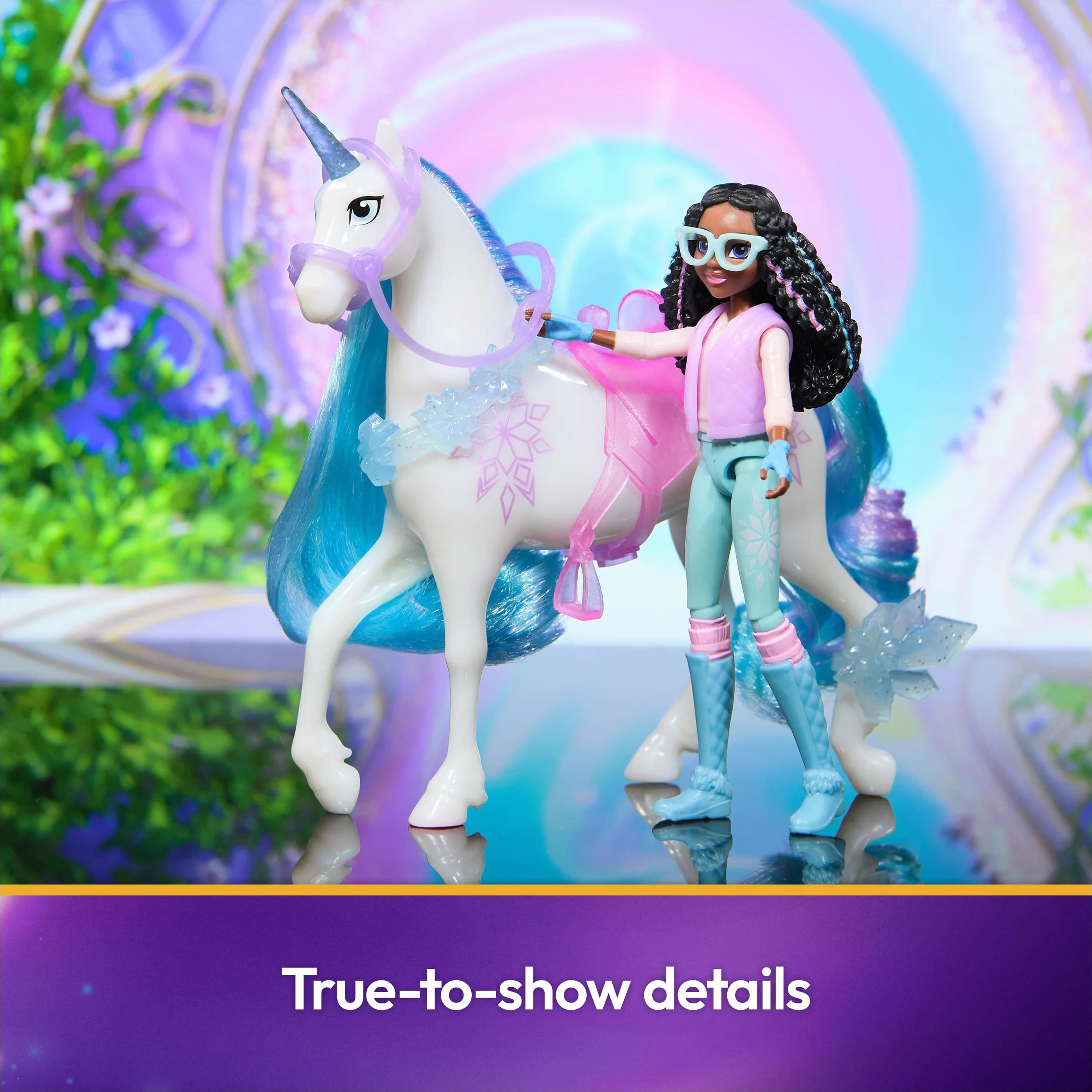 Unicorn Academy 6072675 ll UnicrnSetsLaylaGlacr Ref, wielokolorowy