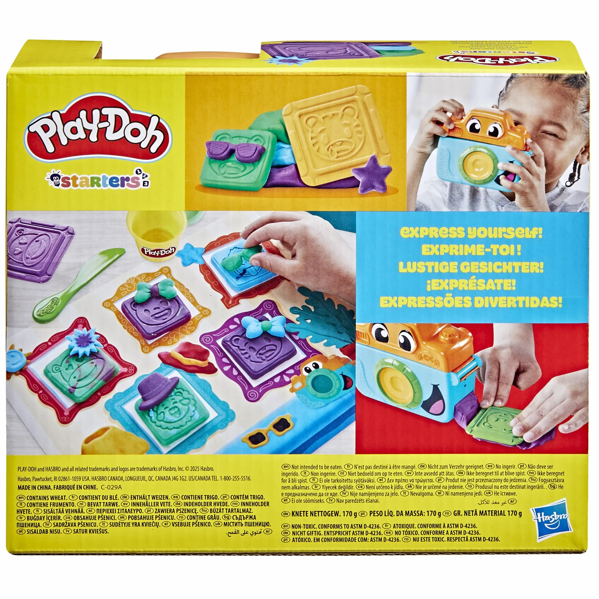 Zestaw startowy Fotozabawa Play-Doh z zabawkowym aparatem fotograficznym