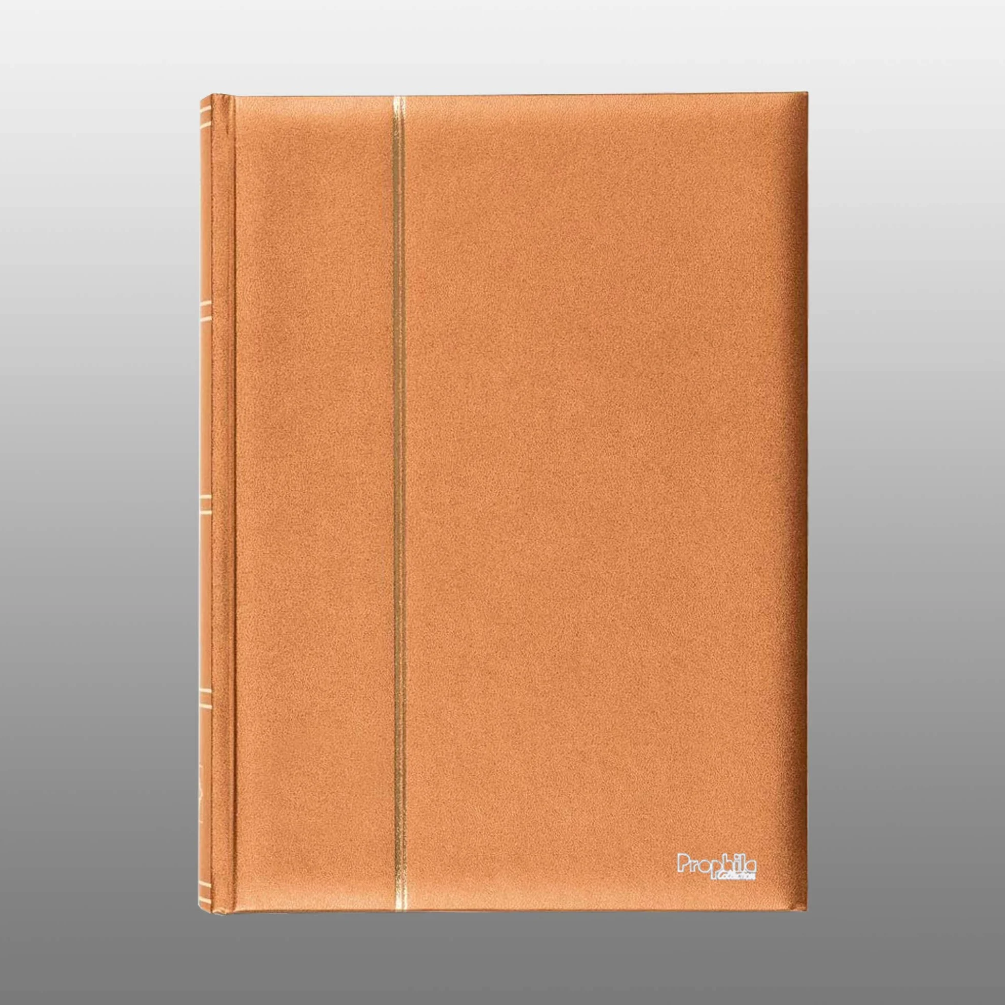 Prophila Collection Metallic Edition 60 czarnych stron album na znaczki listowe okładka z brązu