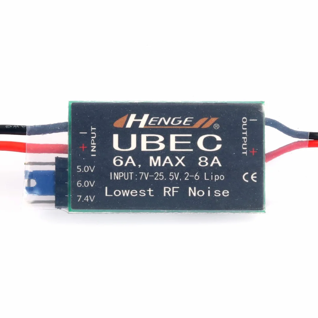 Wyjście UBEC 6 A 5 V / 6 V 6 A / 8 A 2-6 S Lipo tryb przełącznika UBEC wersja niskiego napięcia dla helikoptera 450 500 RC