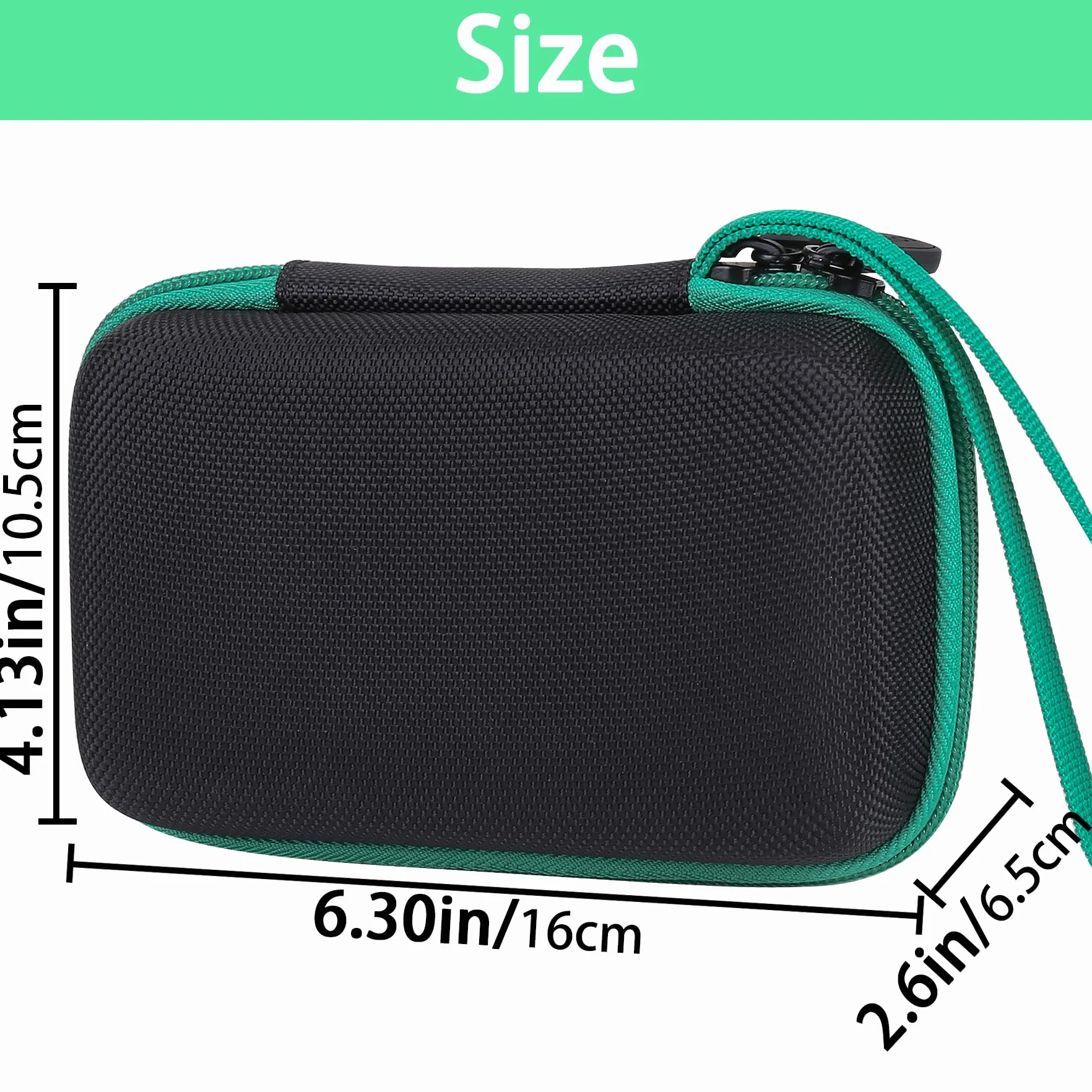 Aenllosi Twarde etui kompatybilne z przenośną konsolą Blaze Taito Super Pocket Gaming, kieszeń z siatki na kabel USB i kartridże Evercade (tylko torba) (do Taito)
