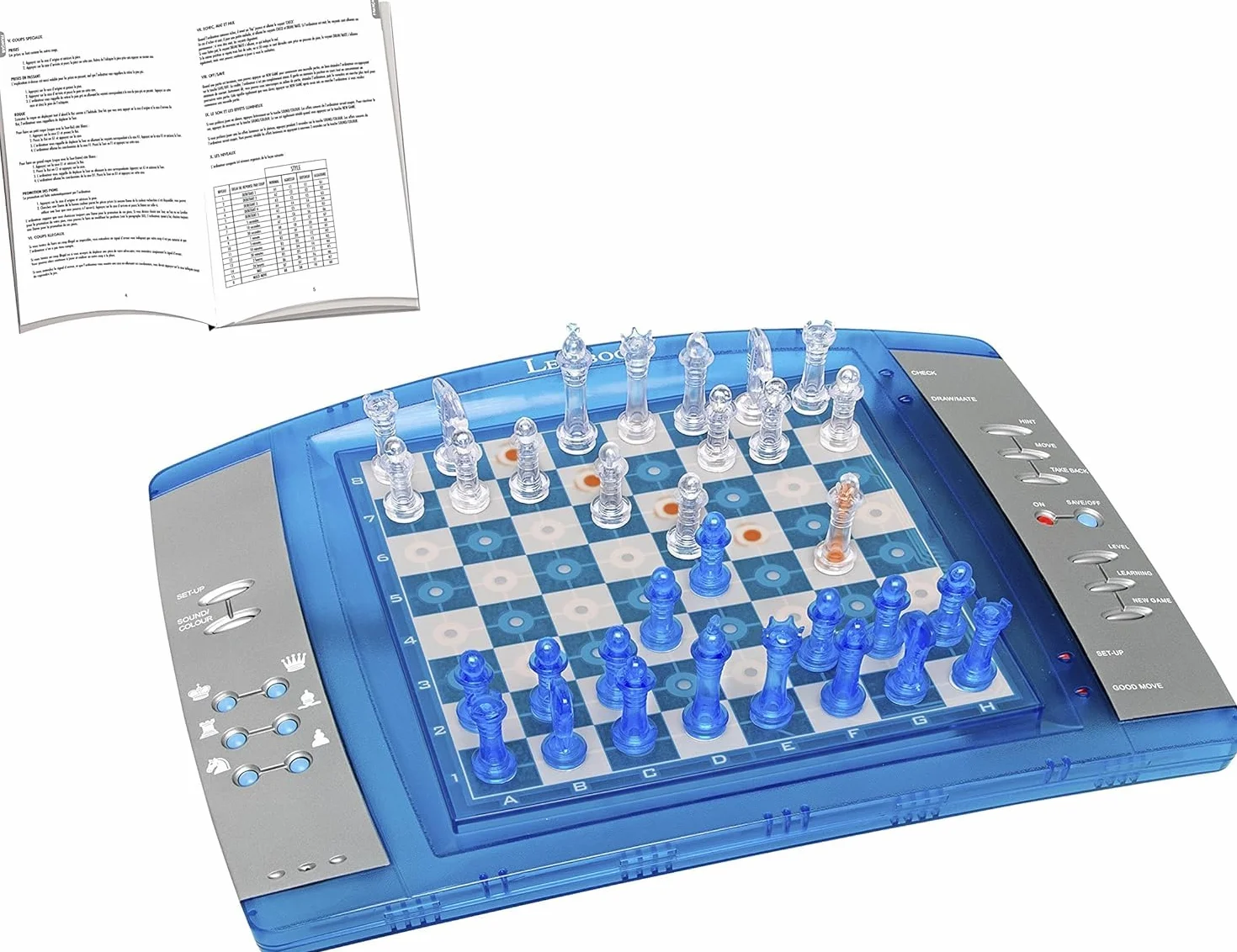 Lexibook Chesslight Elektroniczna Gra w Szachy, Wielokolorowy, 23 Elementy