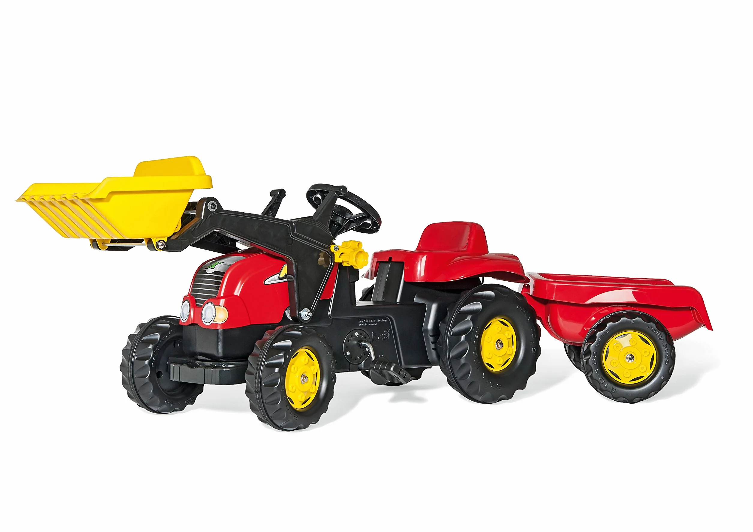 Rolly Toys 02/312/7 Traktor dziecięcy ładowany czołowy i przyczepa