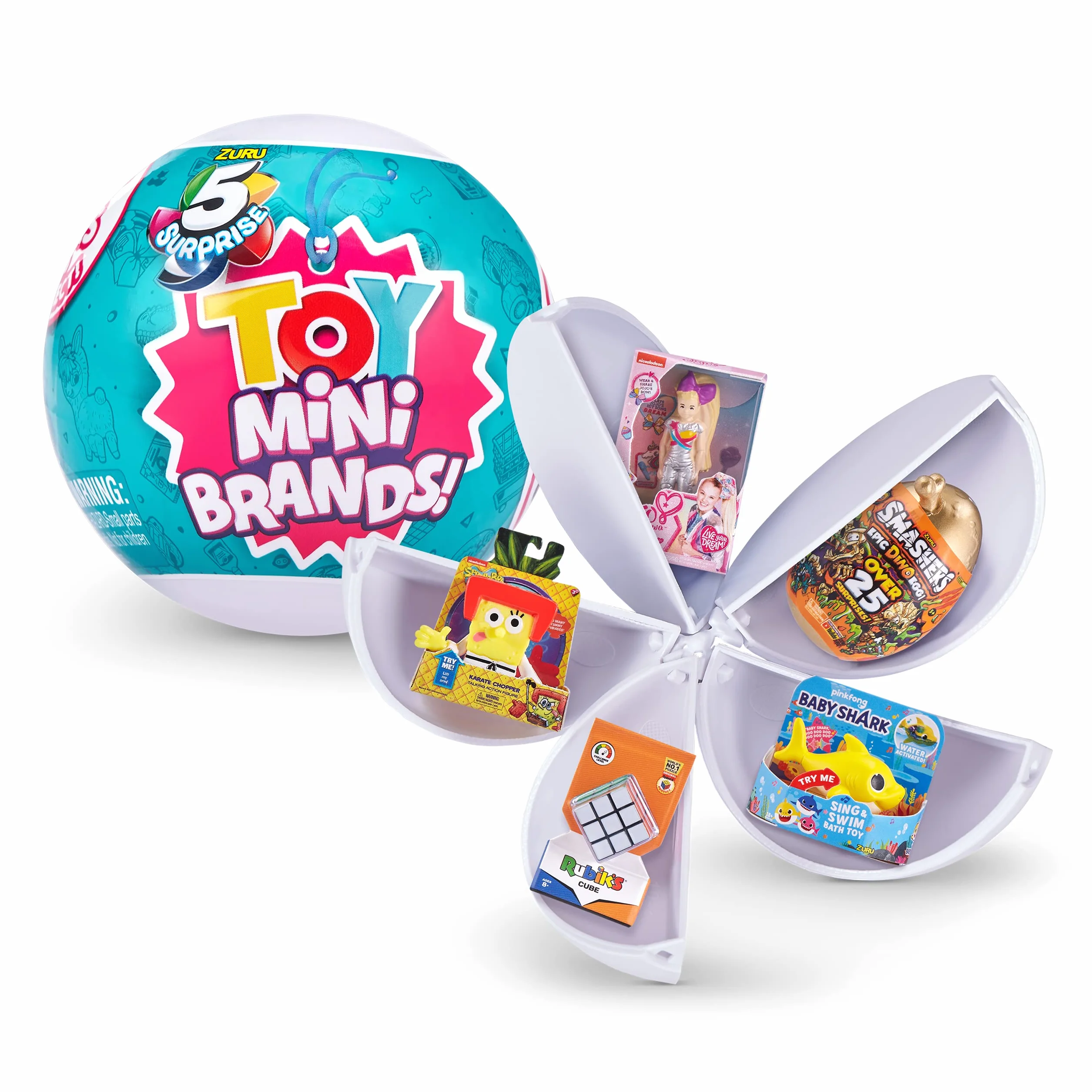 5 Surprise Toy Mini Brands Kapsułki Kolekcjonerskie Do Sklepu z Zabawkami, Wielokolorowy, 5 sztuk, 77126