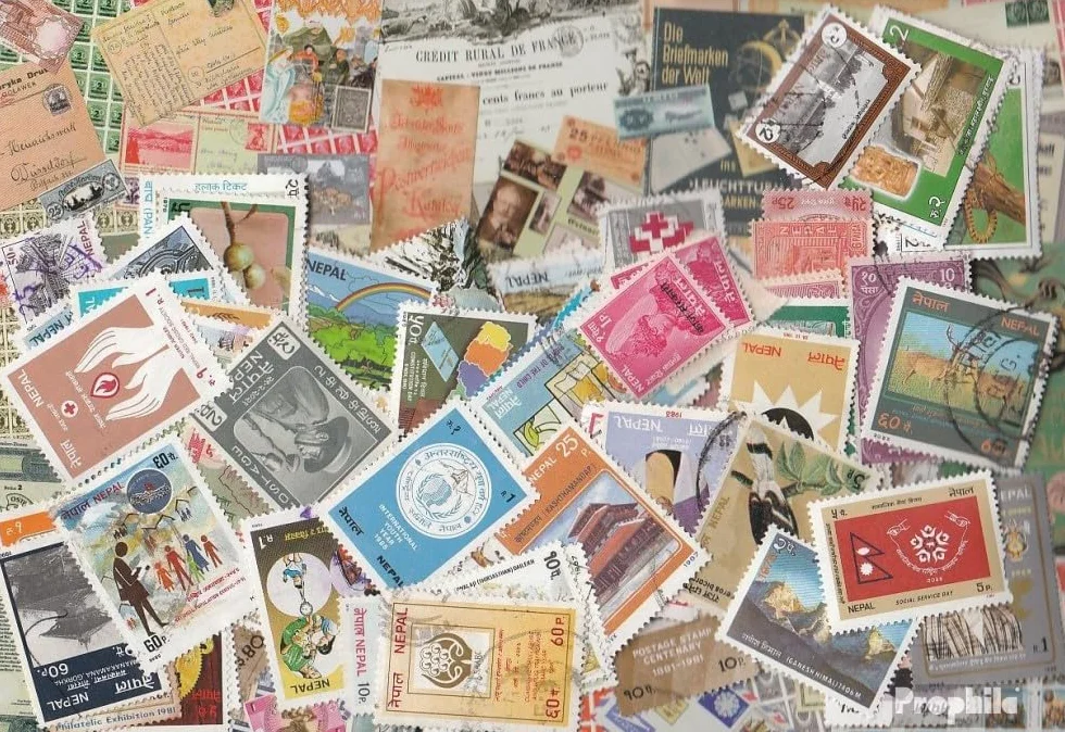 Nepal 100 ró?ne Znaczki (Znaczki dla kolekcjonerów)