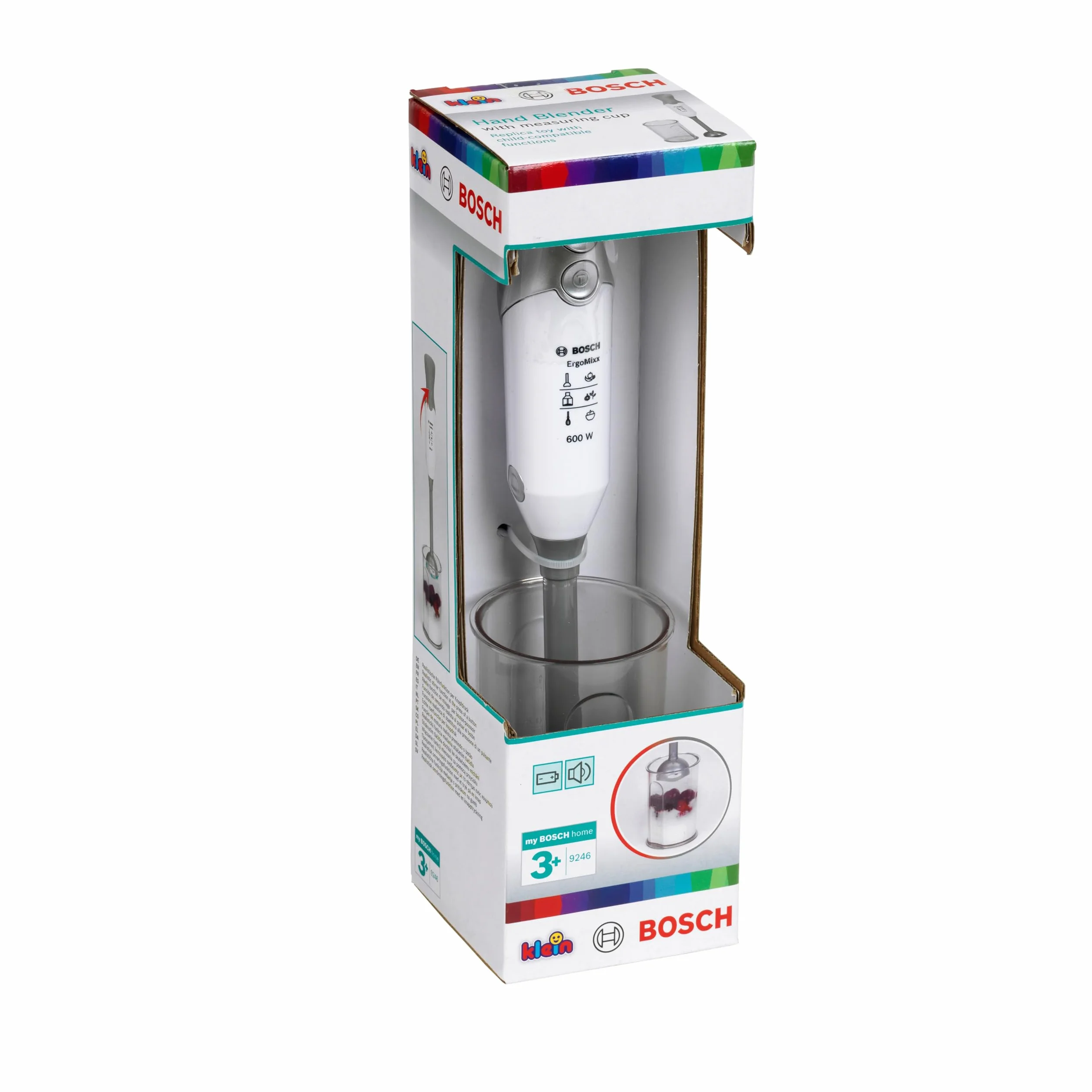 Theo Klein 9246 Blender ręczny Bosch Atrapa dla dzieci 8x8x27,5 cm od 3 lat