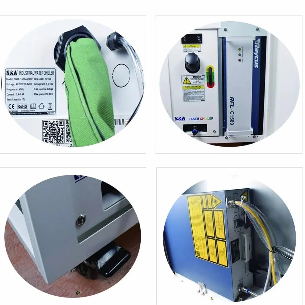 Raycus 3000W 380V Laserowa spawarka ręczna Laserowa spawarka do stali + podajnik drutu
